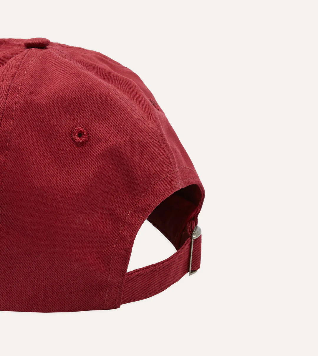 Stem Flower Baseball Cap - Maroon