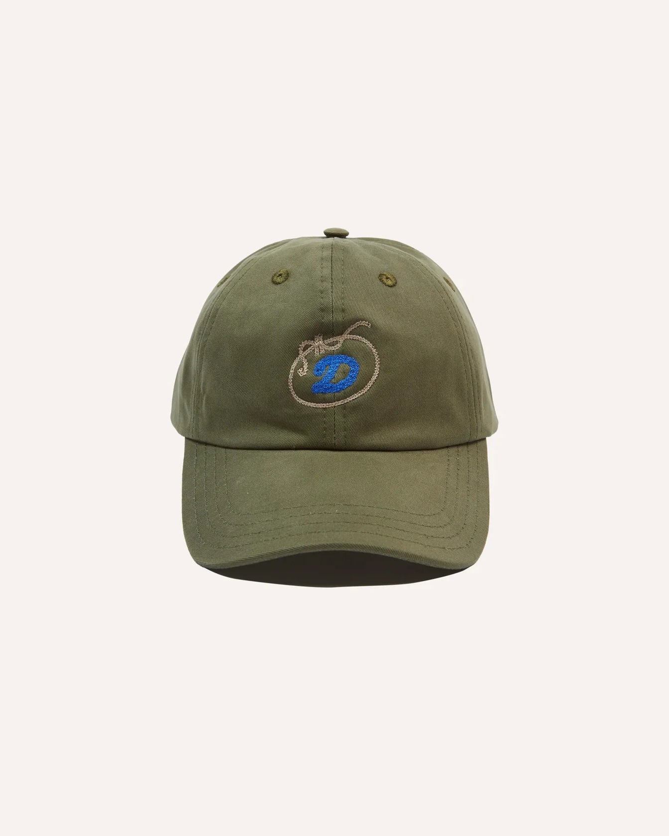 D Lasso Baseball Cap - Khaki