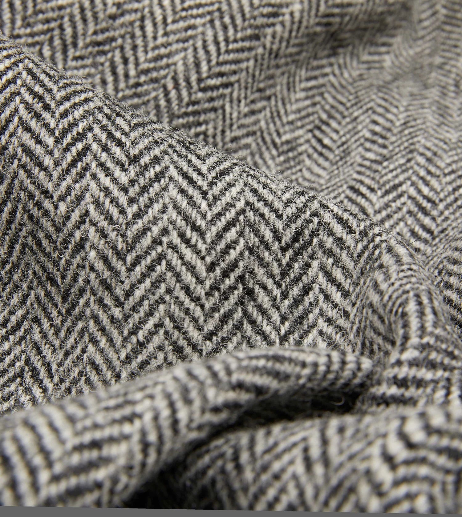 Harris Tweed One Pleat Games Trousers - Grey