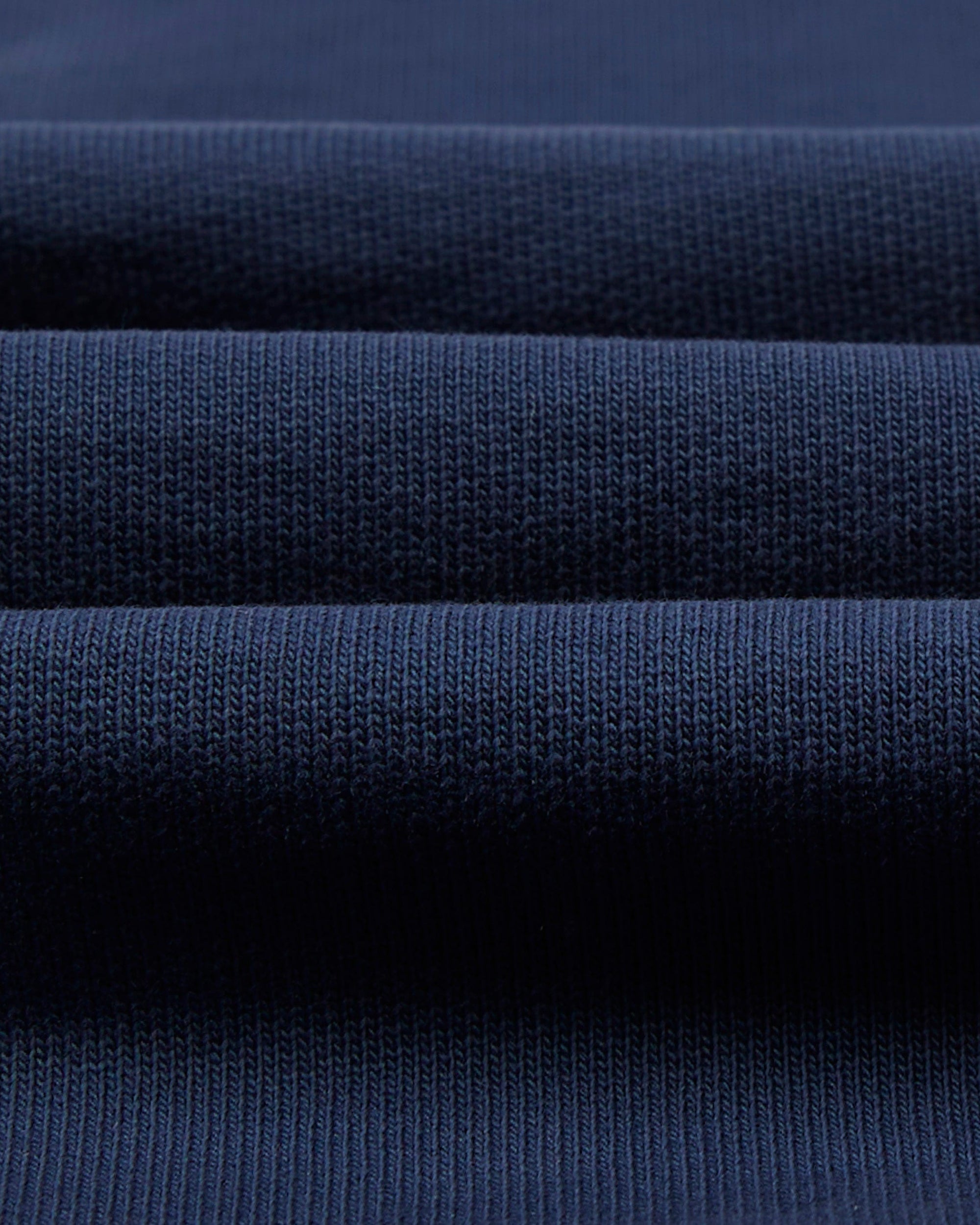 Cotton Quarter Zip Sweatshirt - Navy