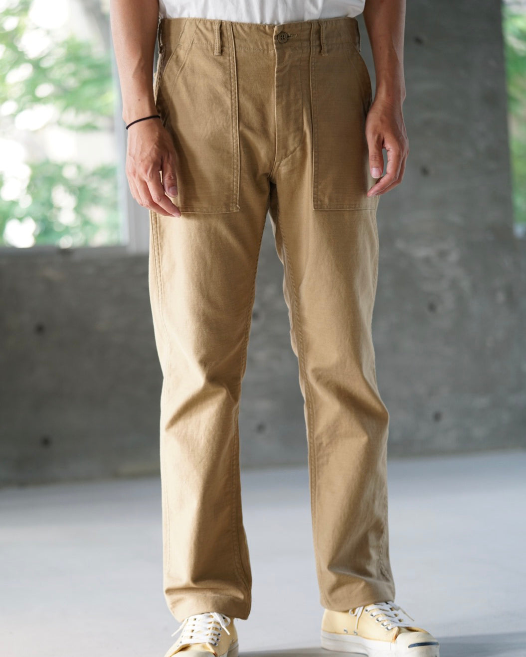 Slim Fit US Army Fatigue Pant - Khaki