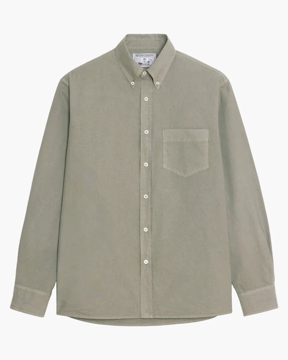 Dad's Shirt - Sage Oxford Garment Dyed