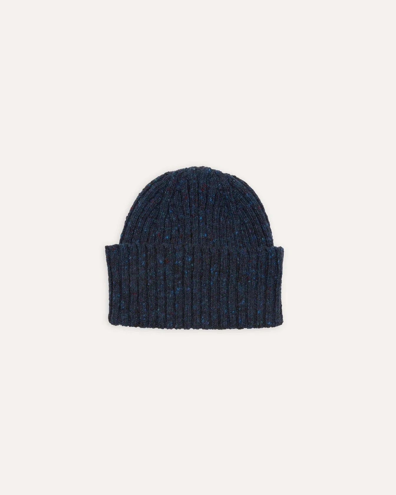 Donegal Rib Merion Knit Beanie - Navy Sheridan
