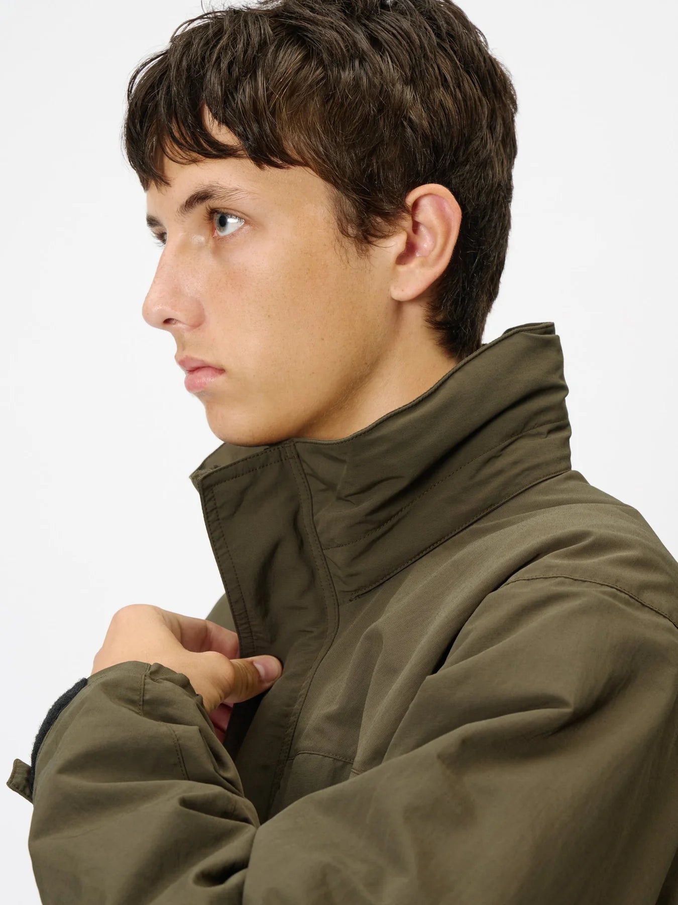 Dope Dyed Tussah Warmer Jacket - Morel
