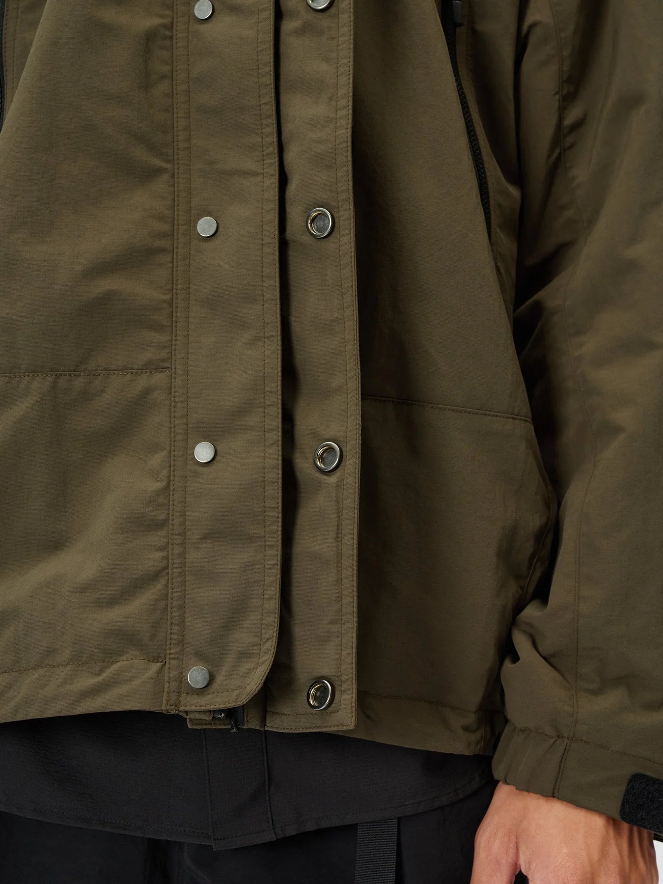 Dope Dyed Tussah Warmer Jacket - Morel