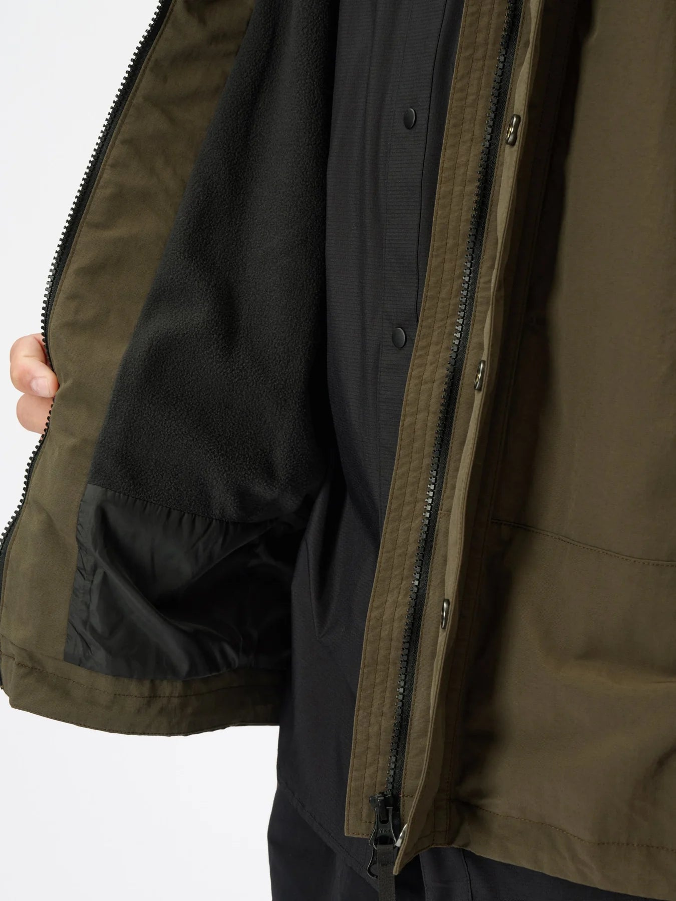 Dope Dyed Tussah Warmer Jacket - Morel