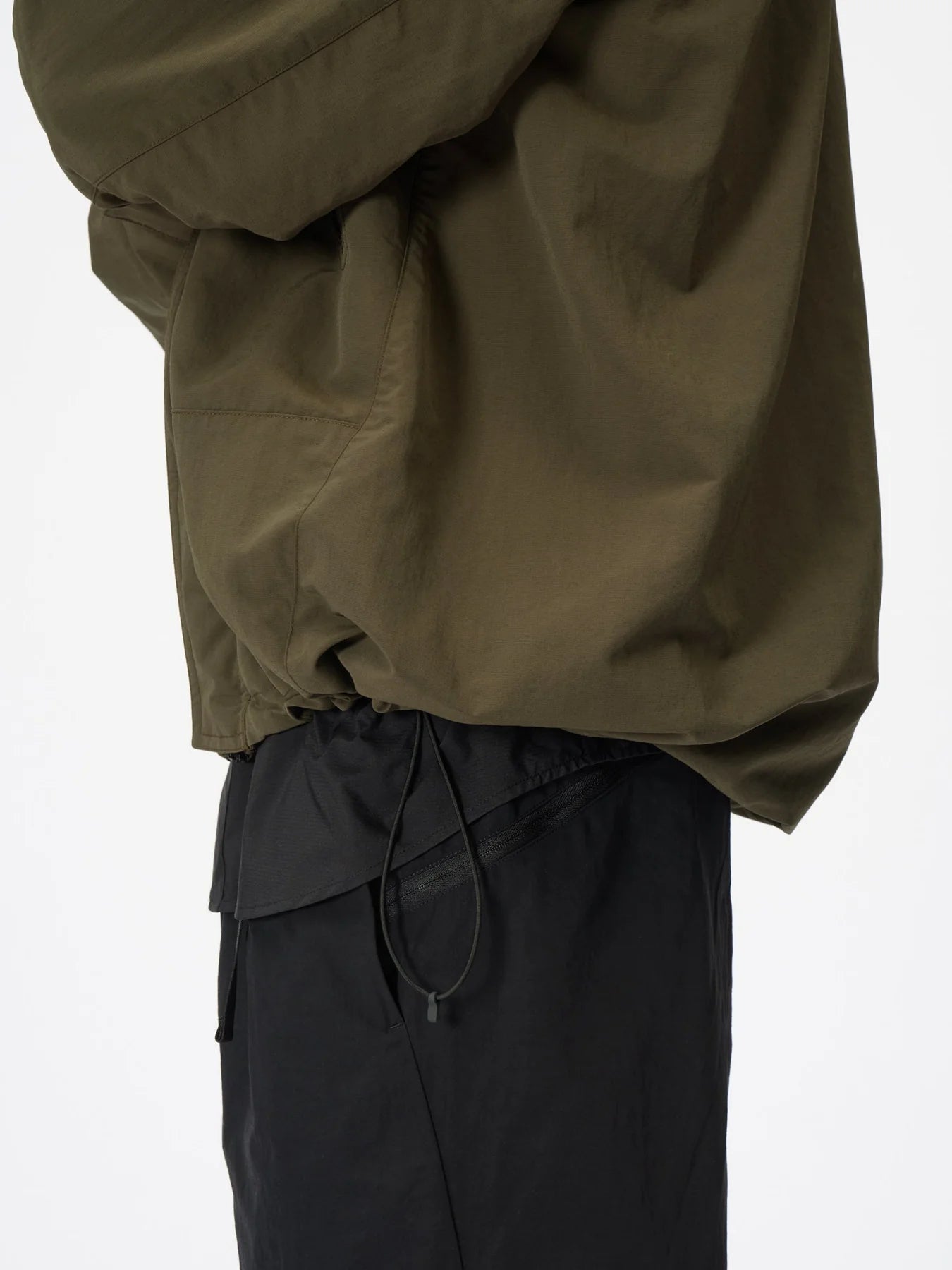 Dope Dyed Tussah Warmer Jacket - Morel