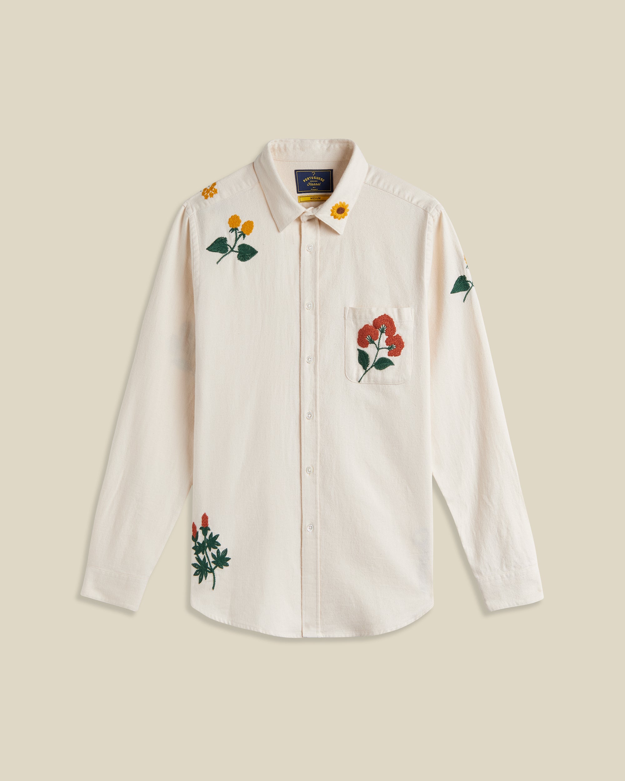 Embroidery Flannel Shirt