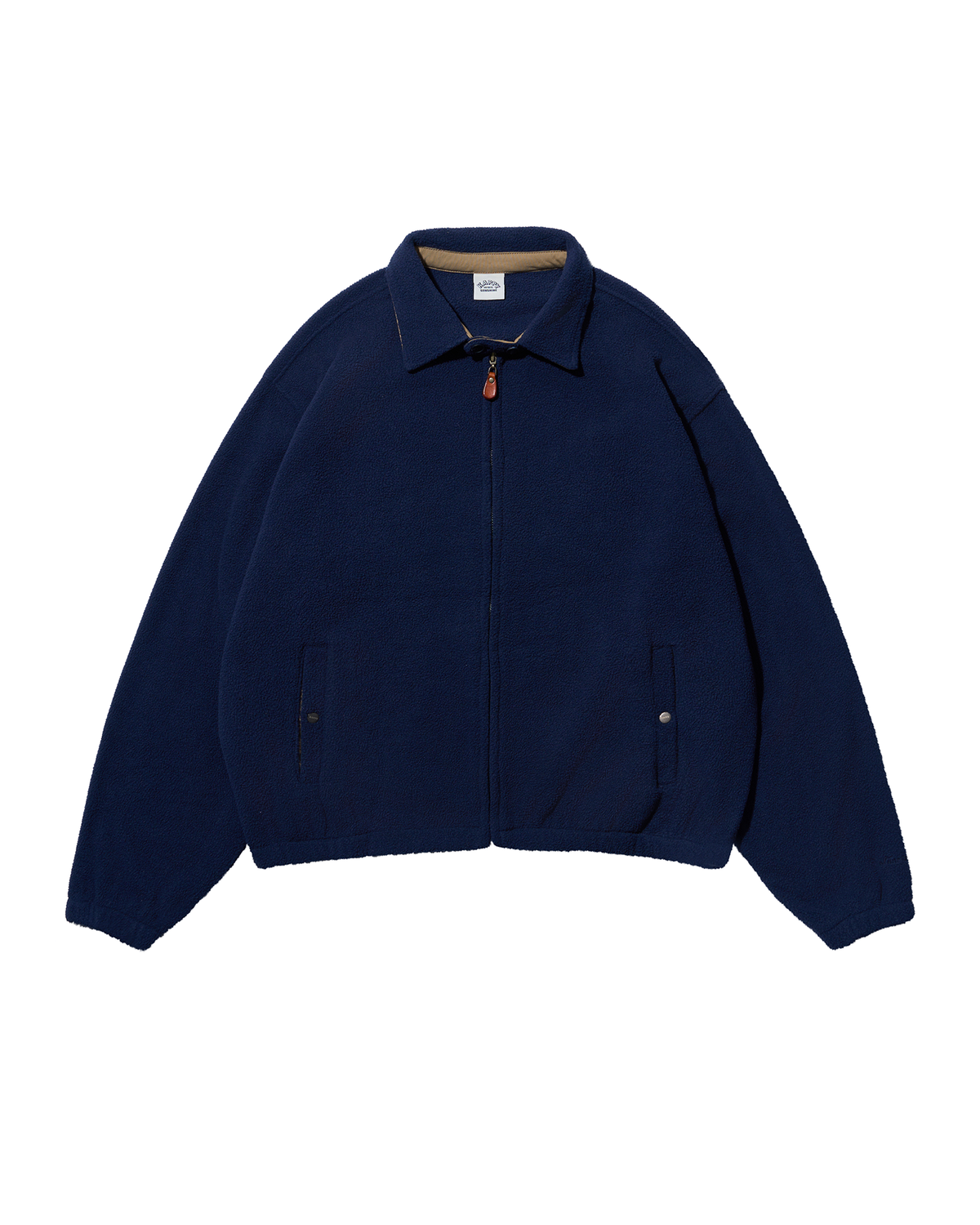 Fleece Bomber Jacket - Navy