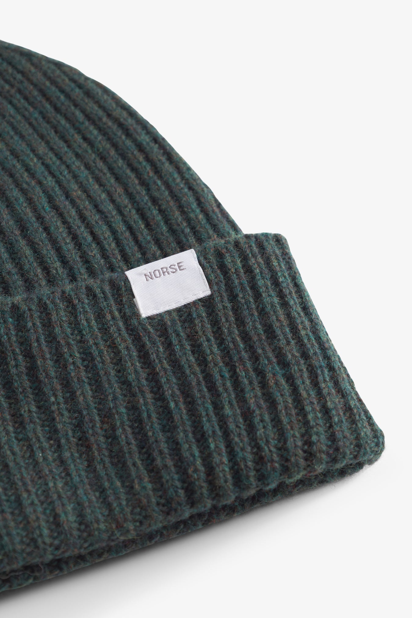 Norse Standard Merino Lambswool Beanie - Forrest