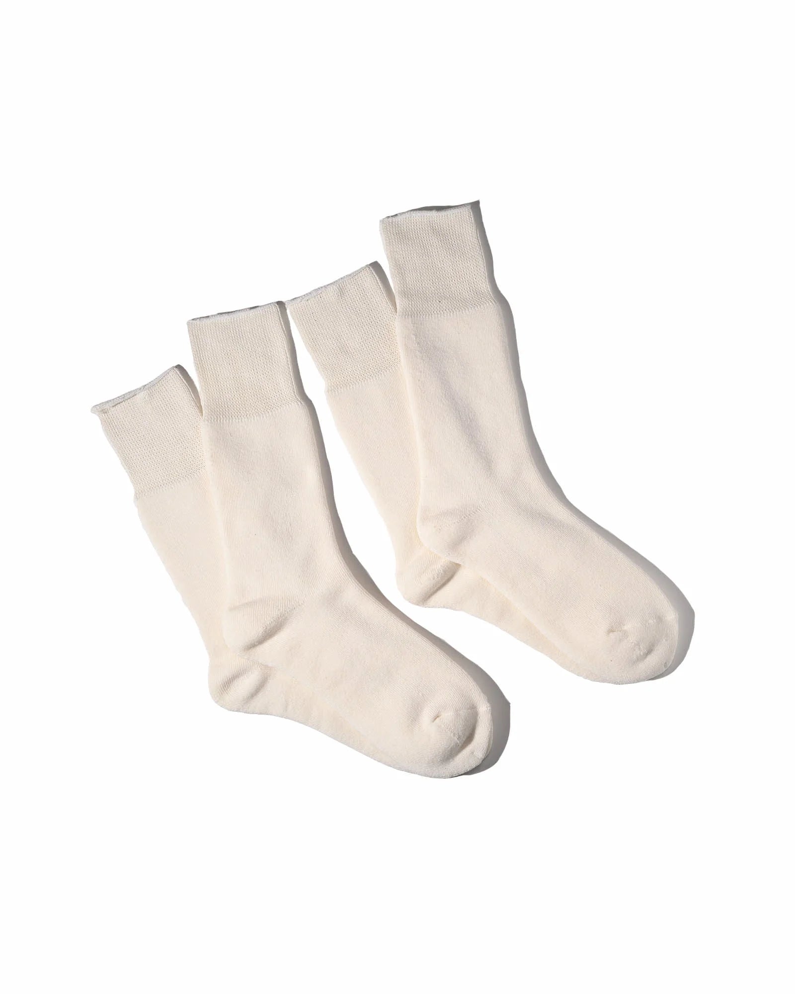 Full Pile Crew 2P Pack - Off White