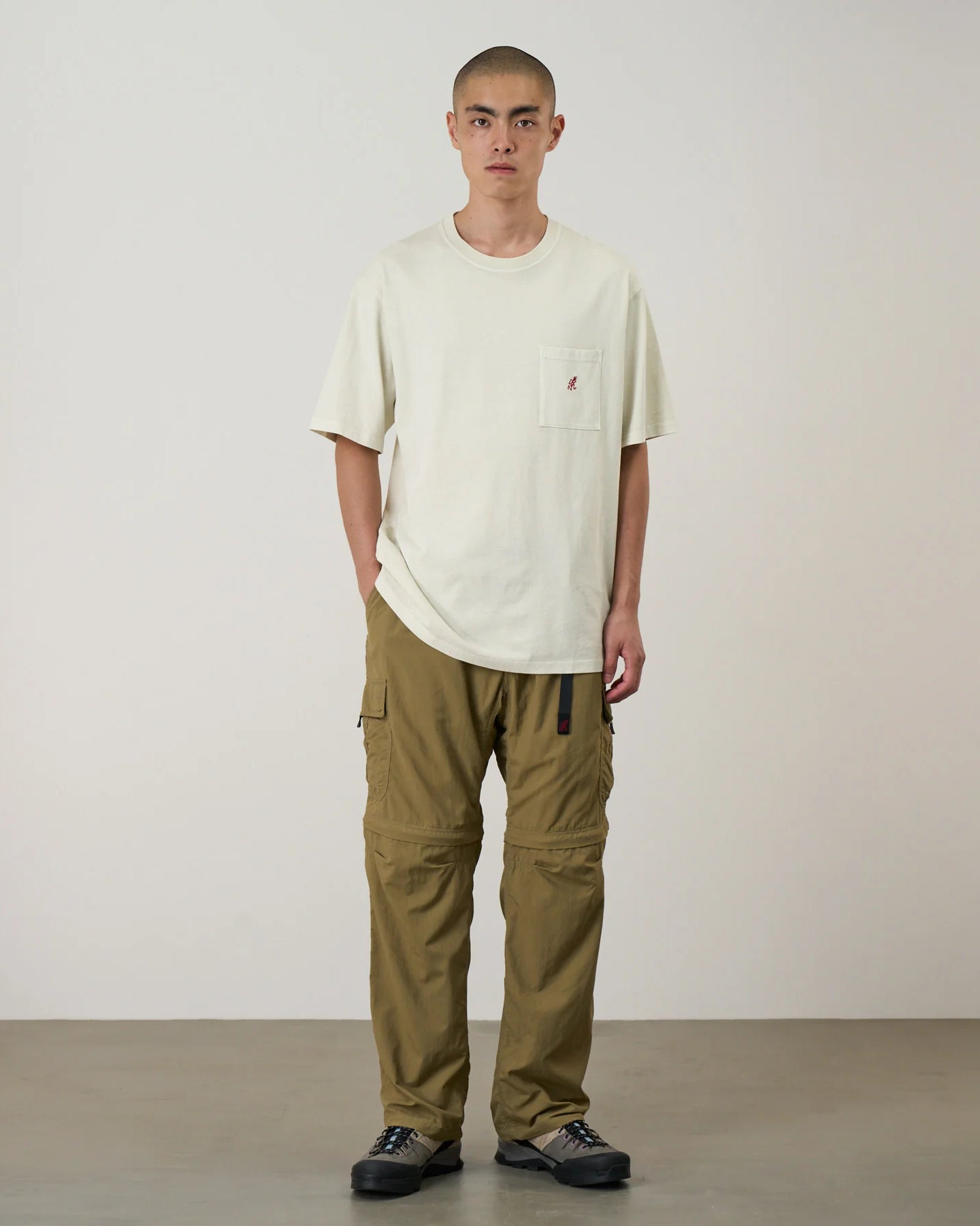 One Point Tee Pigment Dyed - Natural Pigment