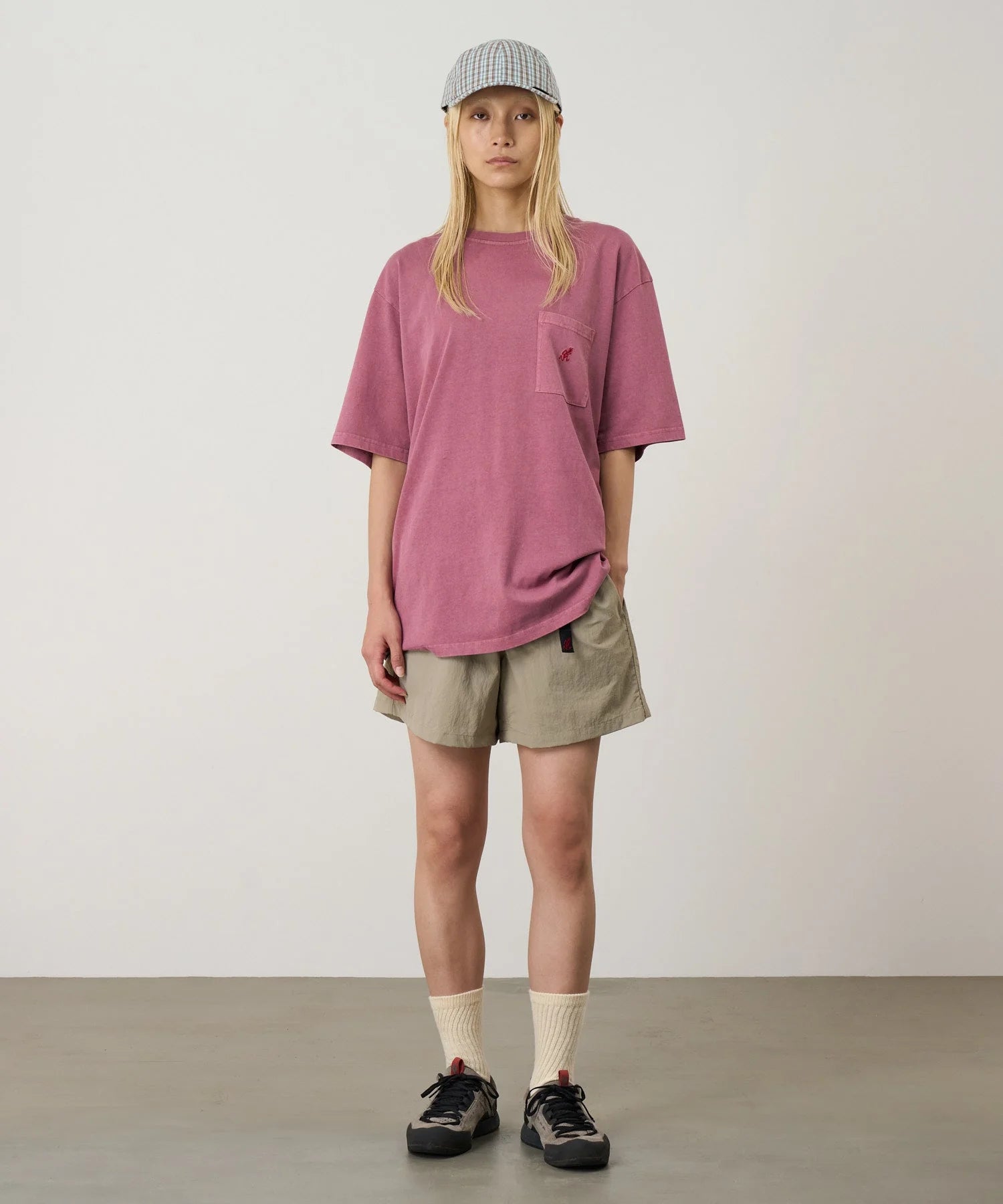 One Point Tee Pigment Dyed - Red Pigment