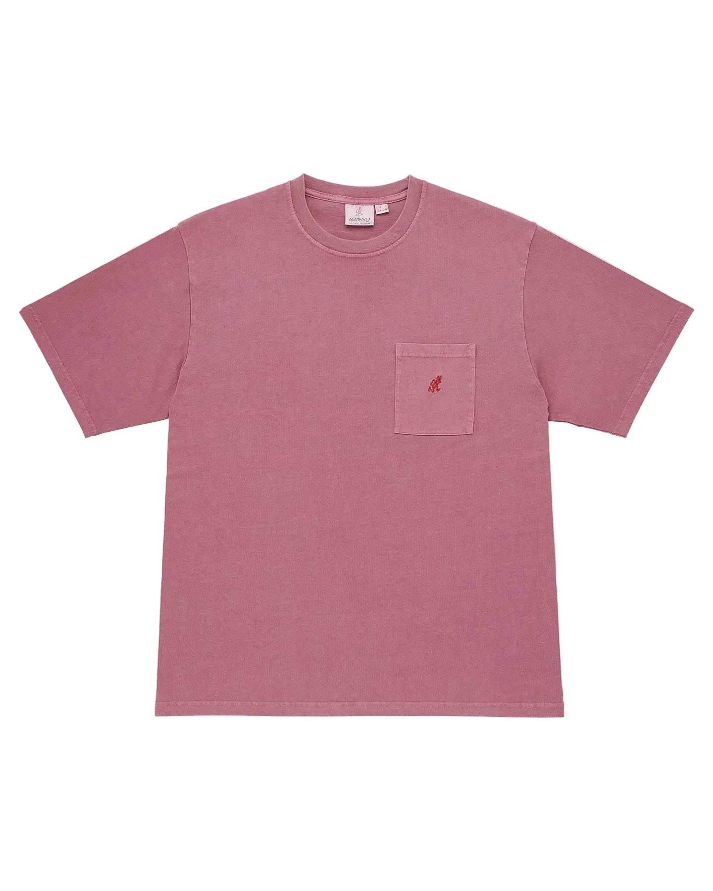 One Point Tee Pigment Dyed - Red Pigment