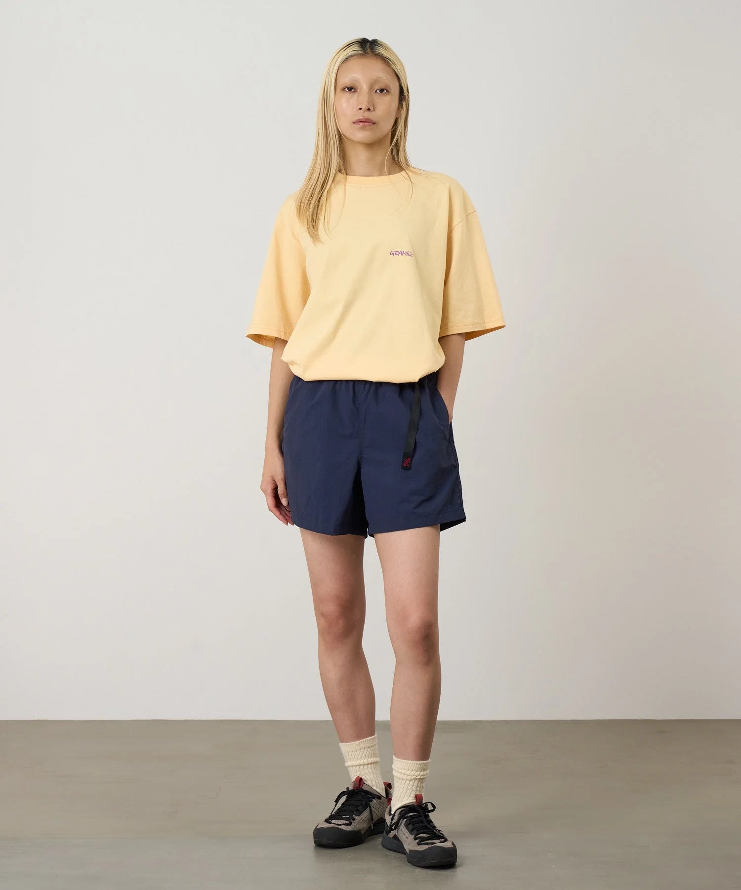 Nylon Active Shorts - British Navy