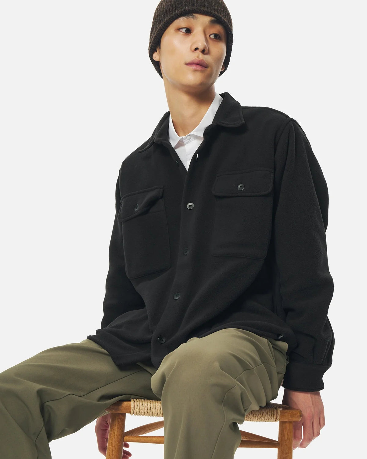 POLARTEC Fleece Shirt - Black