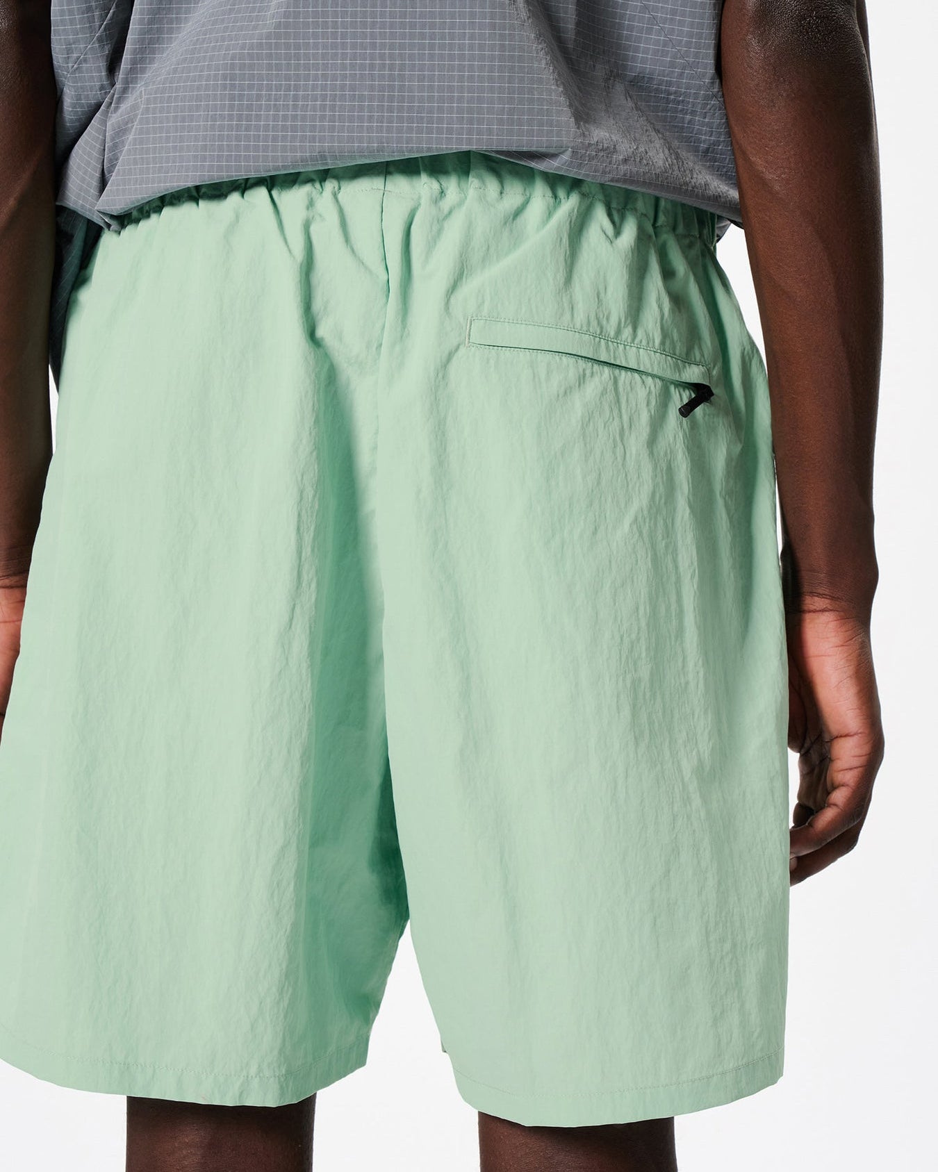 Nylon Shorts - Opal Green