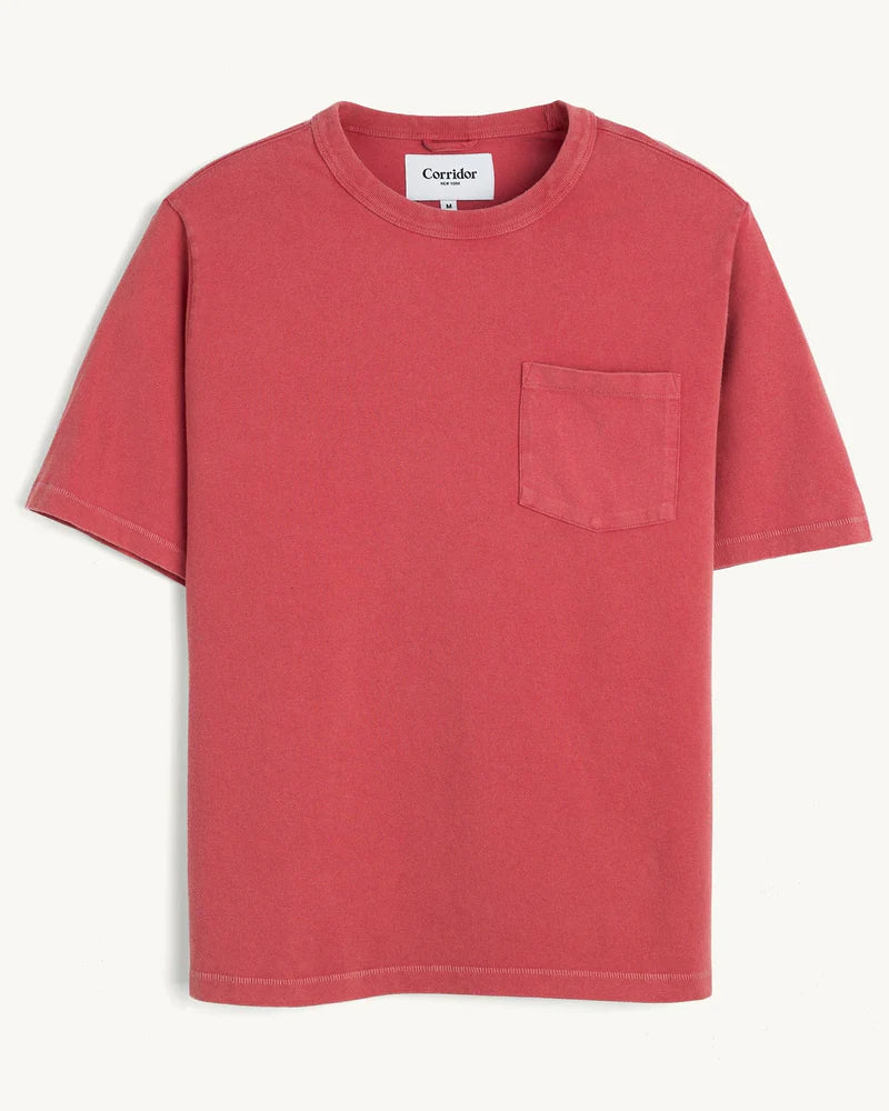 Garment Dye Tee - Red