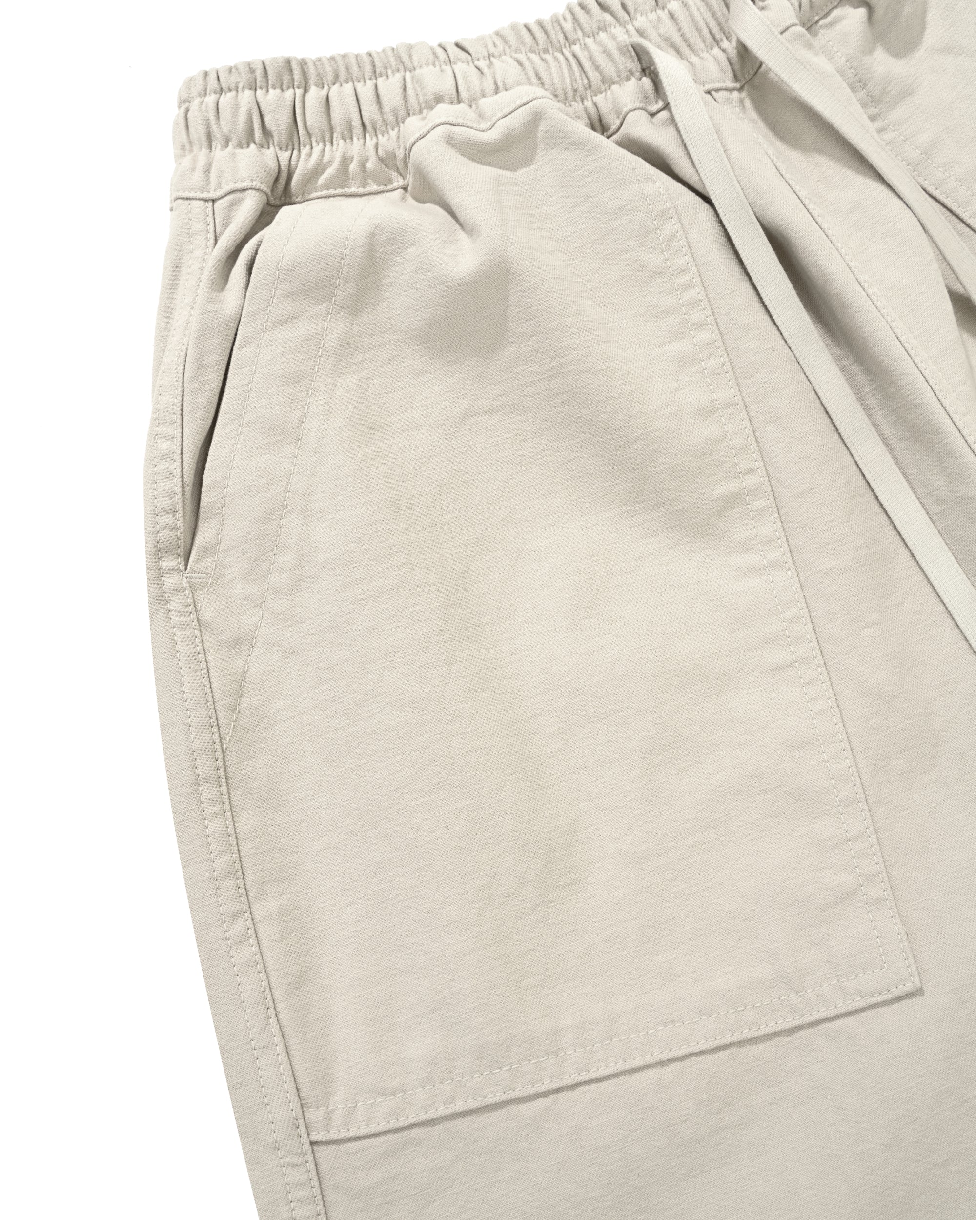 Heavy Cotton Fatigue Pants - Cream