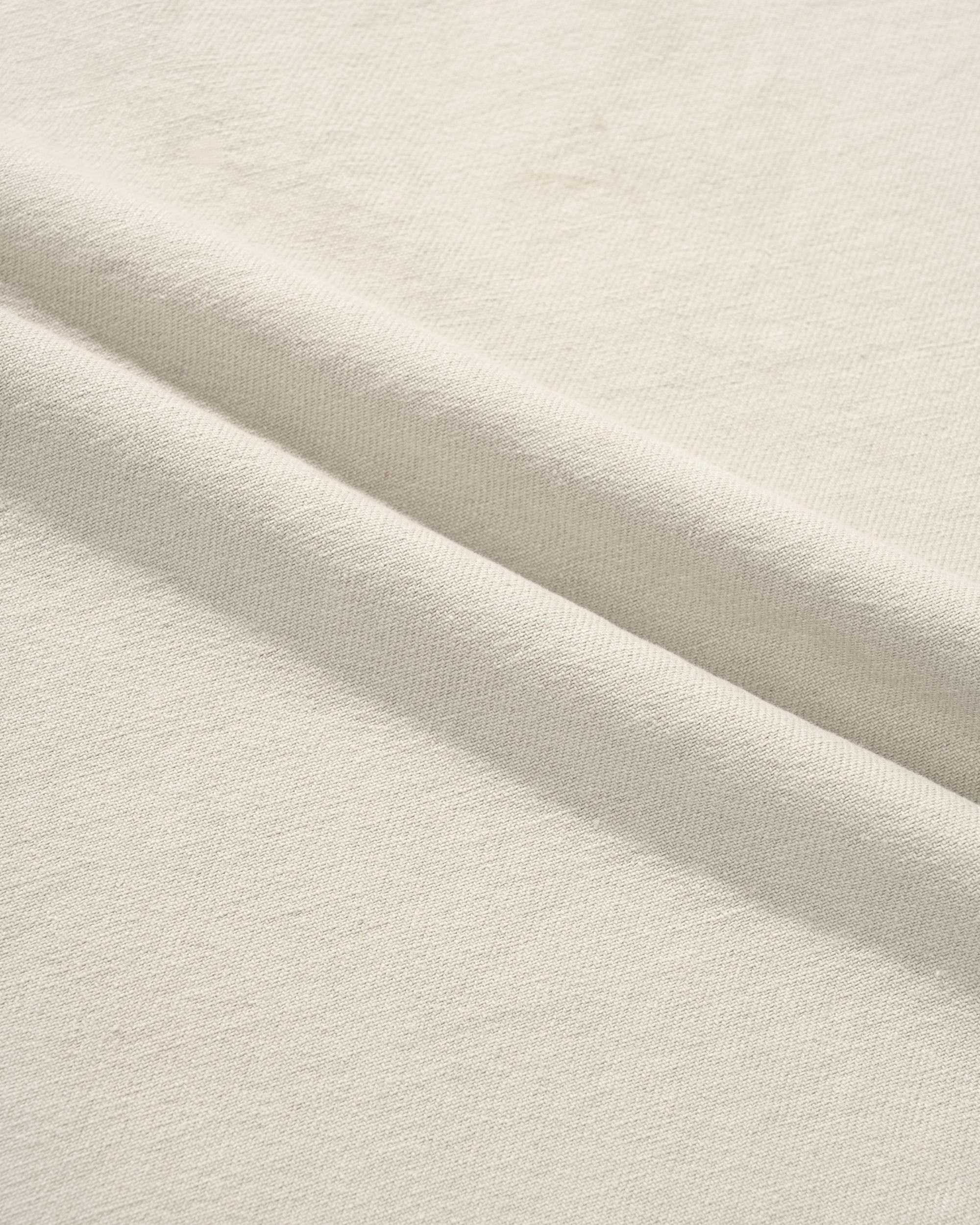 Heavy Cotton Fatigue Pants - Cream