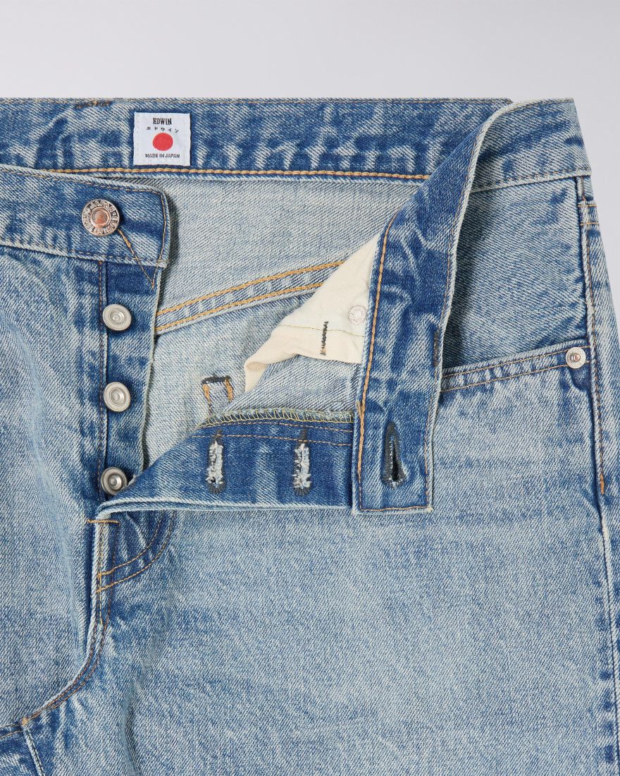 Regular Tapered - Kaihara  Rainbow Selvage Denim 13.5oz - Blue Light Used - ss24
