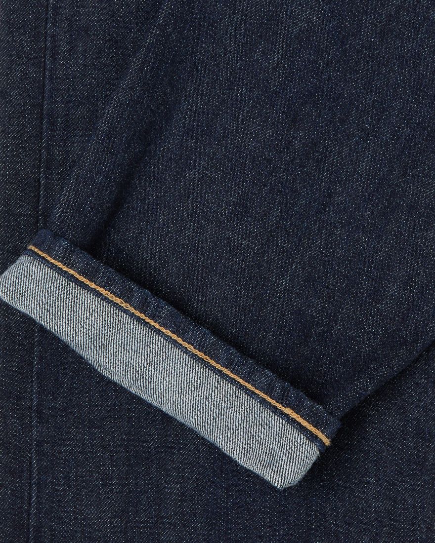 Regular Tapered Kurabo Recycle Denim Red Selvage 14oz - Blue Rinsed