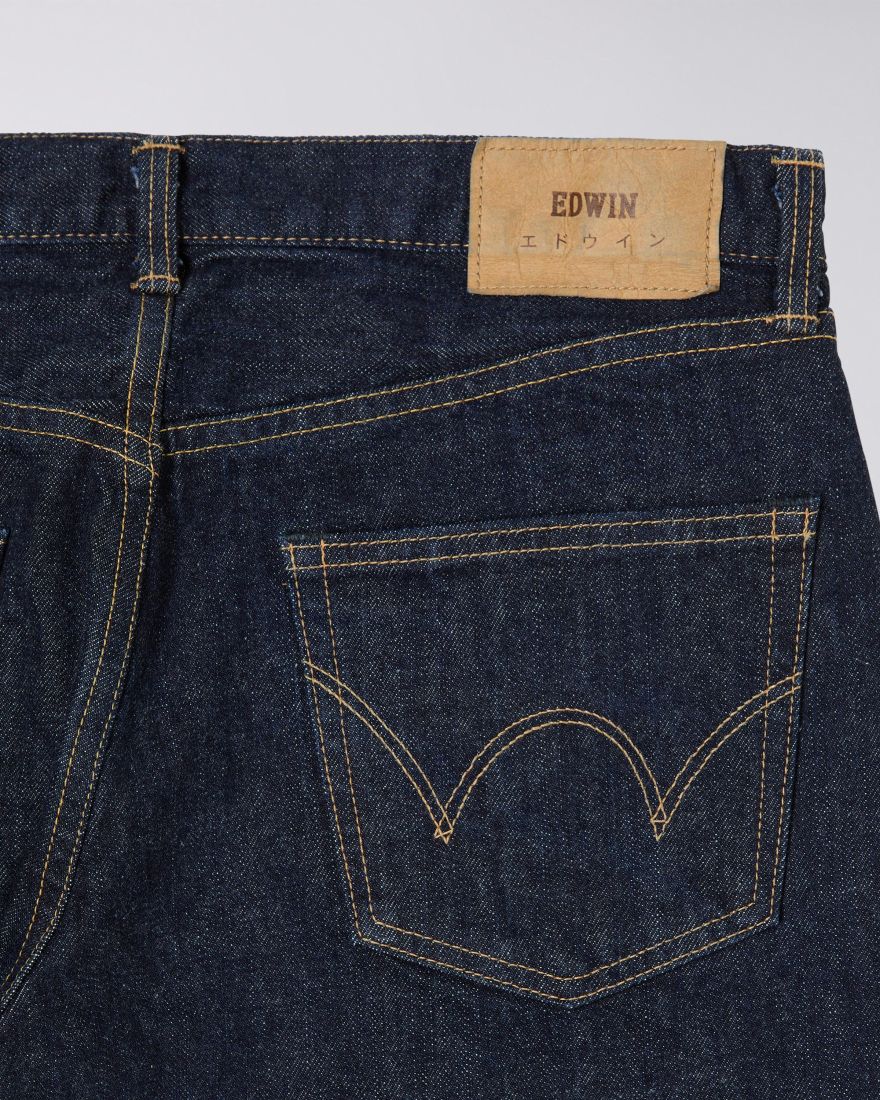 Regular Tapered - Kurabo Recycle Red Selvage Denim 14oz - Blue, rinsed - aw24