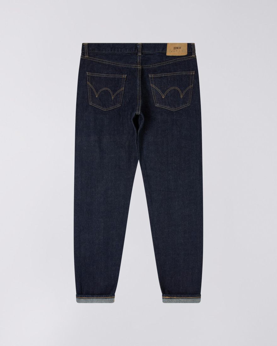 Regular Tapered - Kurabo Recycle Red Selvage Denim 14oz - Blue, rinsed - aw24
