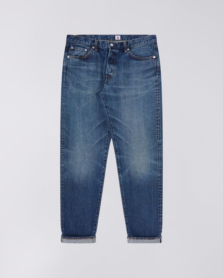 Regular Tapered Kurabo Recycle Denim Red Selvage 14oz - Blue Dark Used