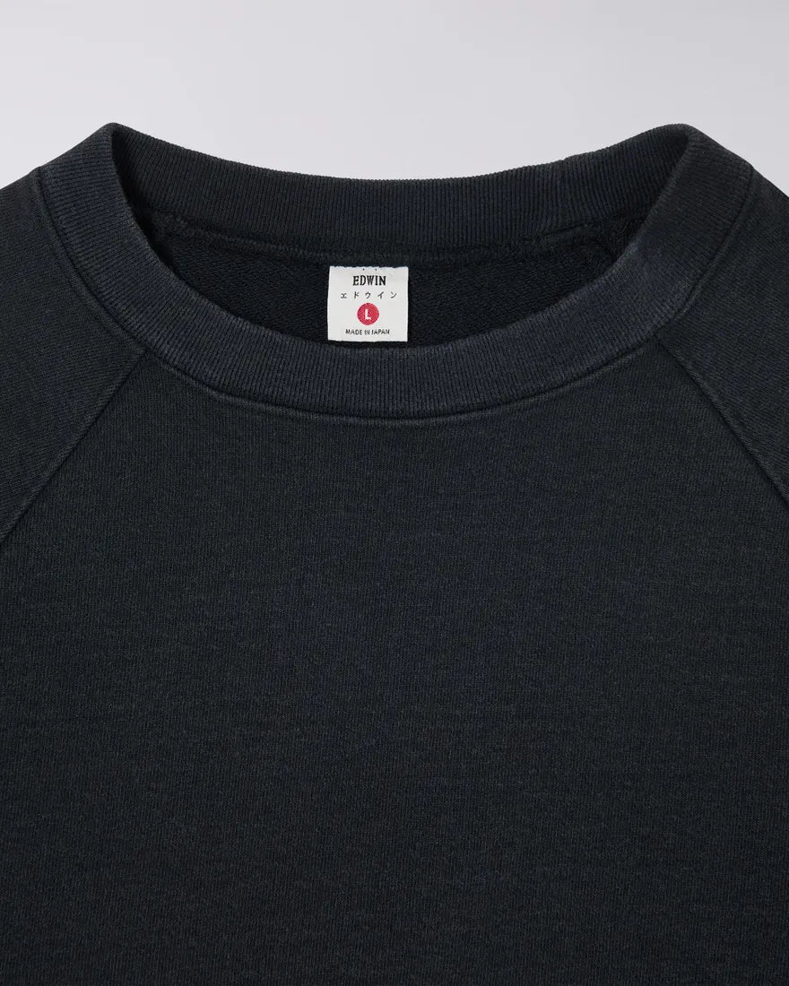 Raglan Sleeve Crewneck - Black