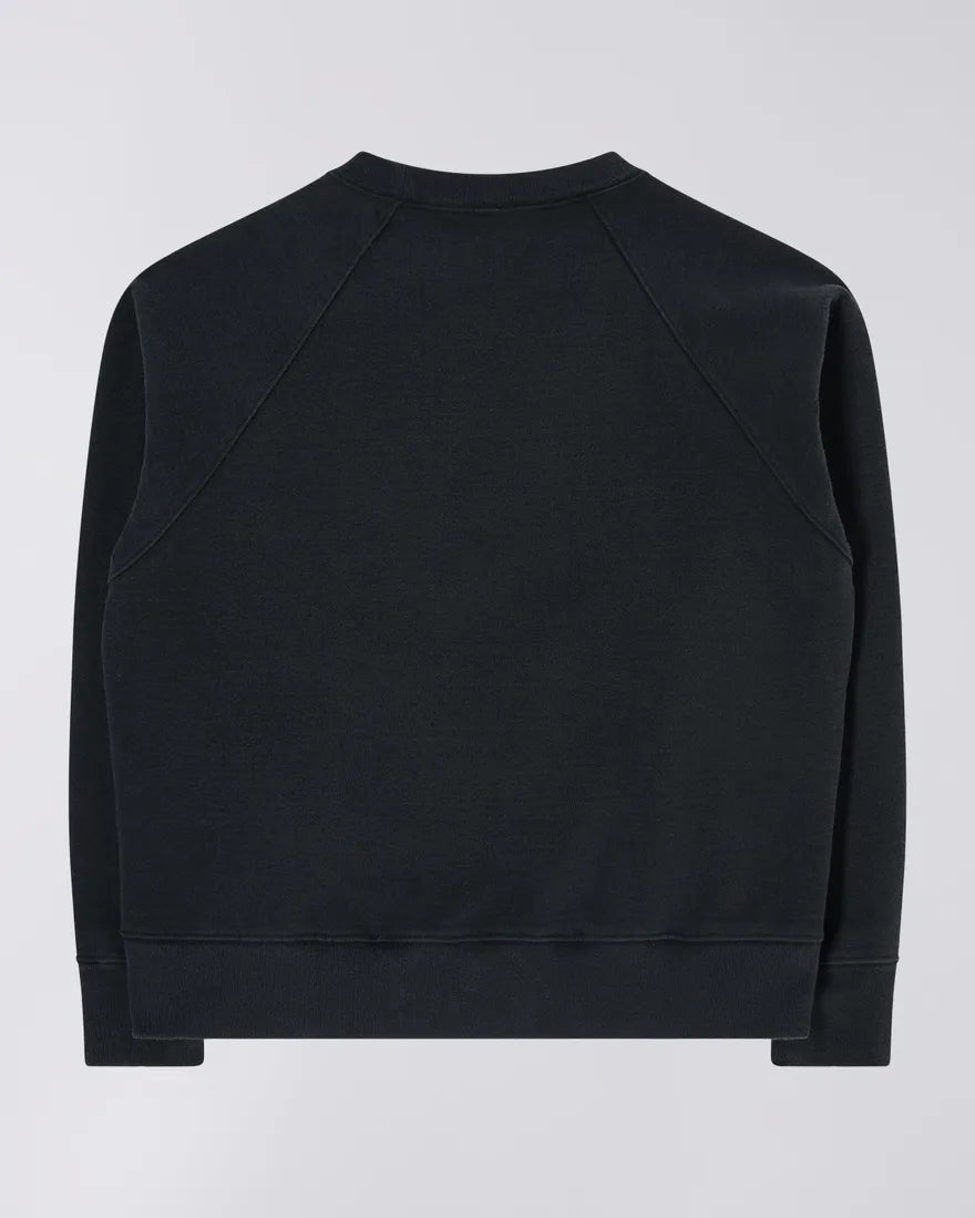 Raglan Sleeve Crewneck - Black