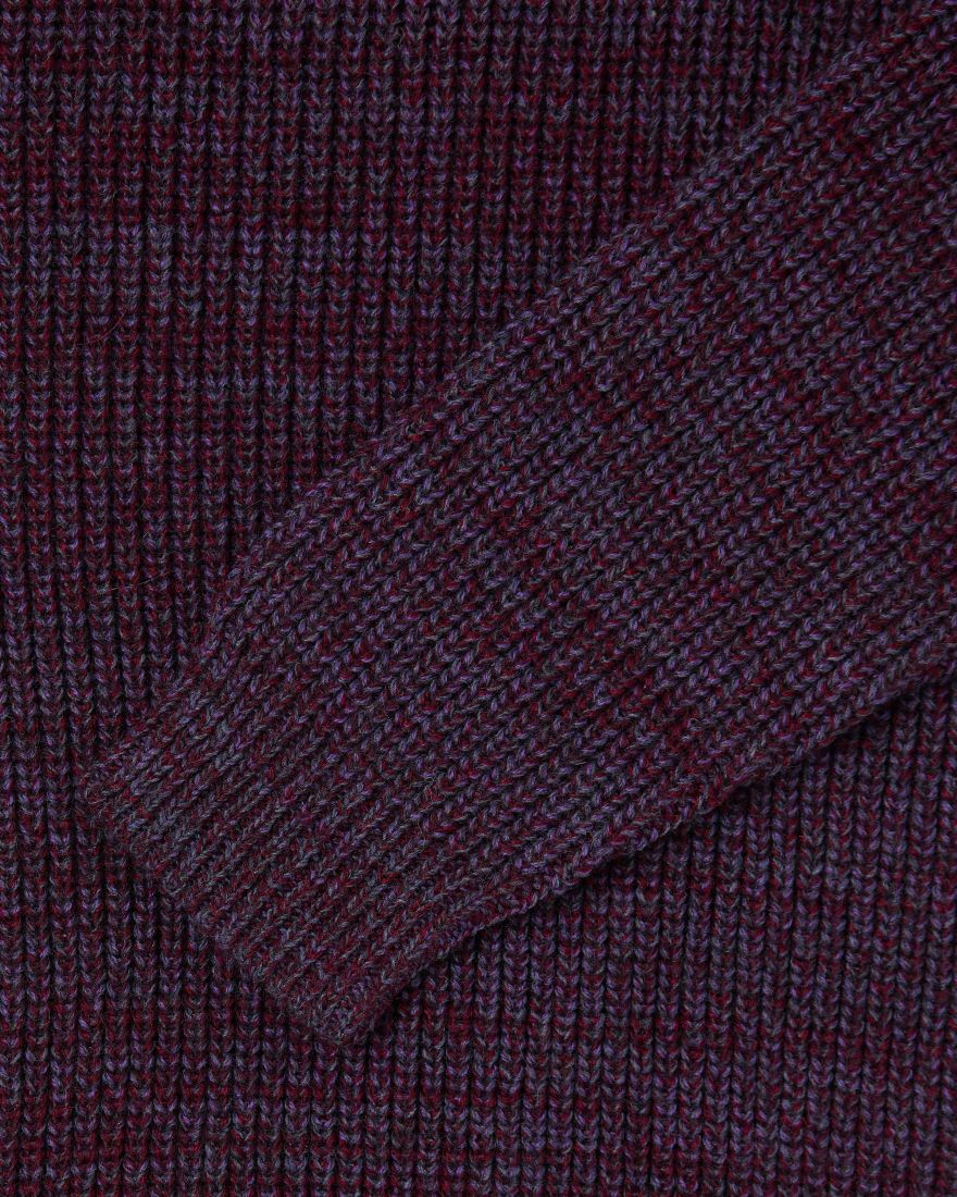 Meander Sweater - Bordeaux Heather