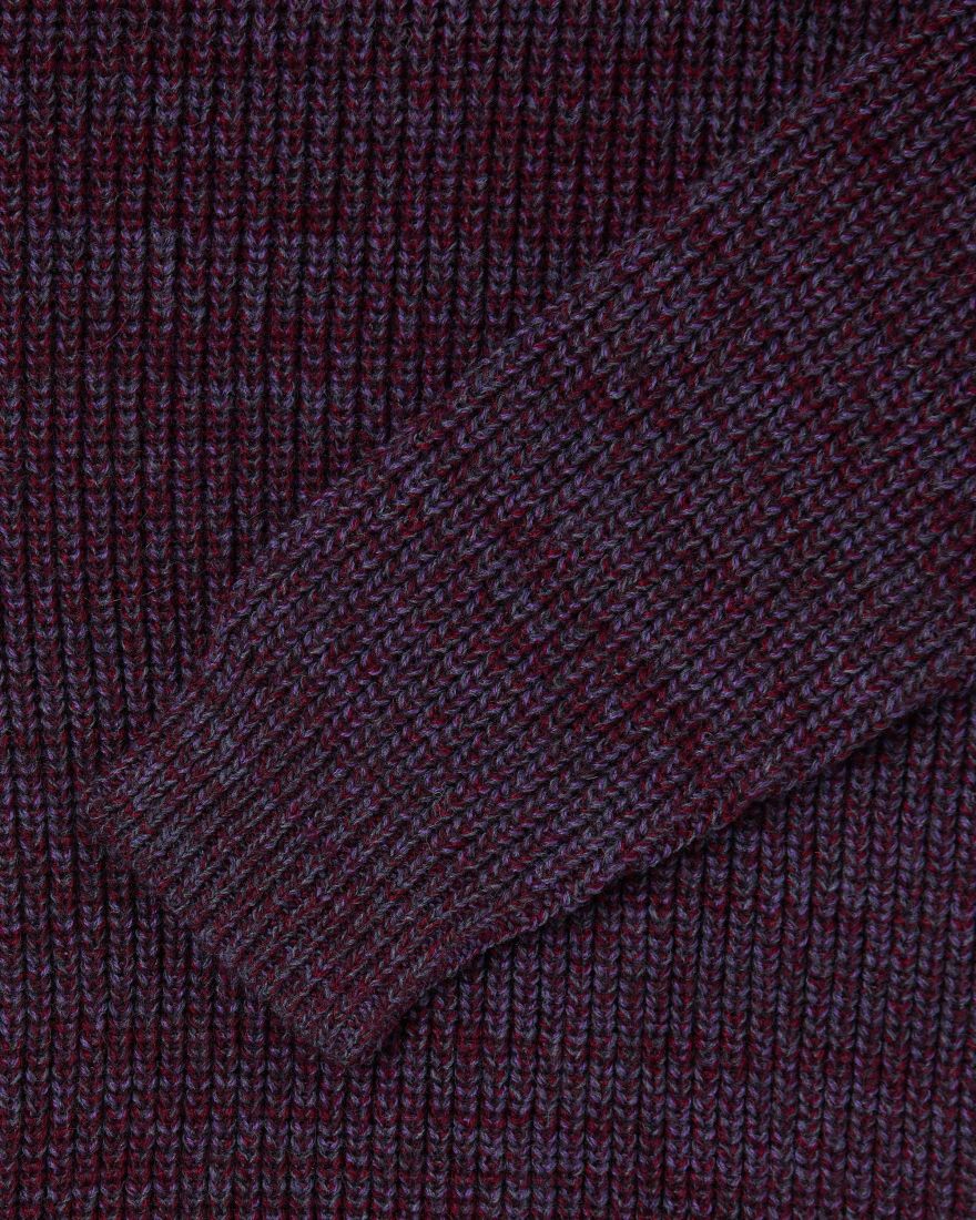 Meander Sweater - Bordeaux Heather
