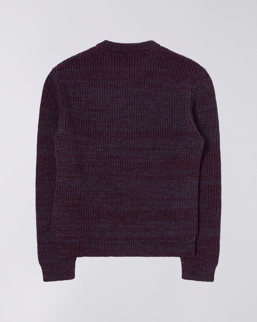 Meander Sweater - Bordeaux Heather