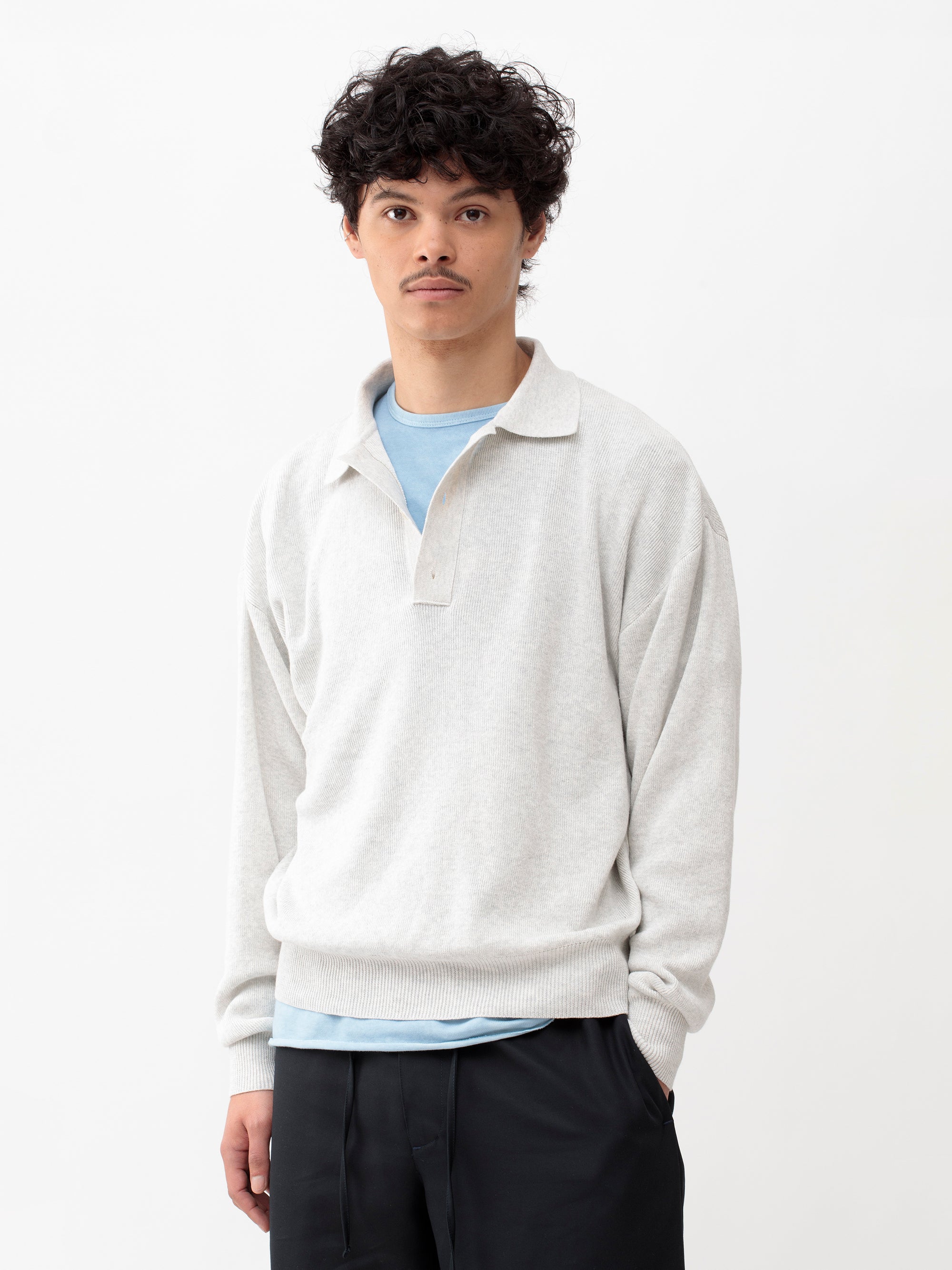 Interlock Jersey Mile - Pale Grey