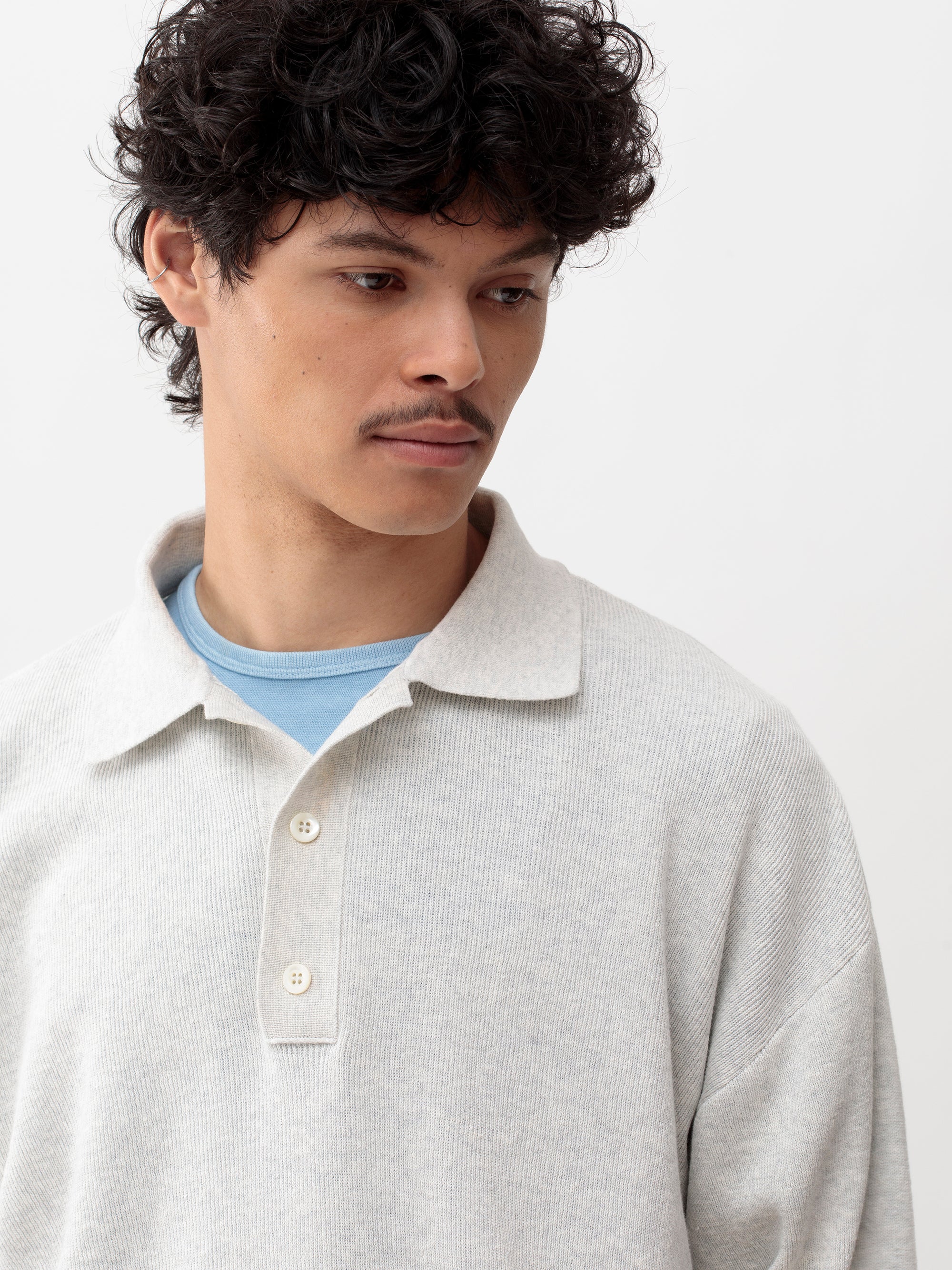 Interlock Jersey Mile - Pale Grey