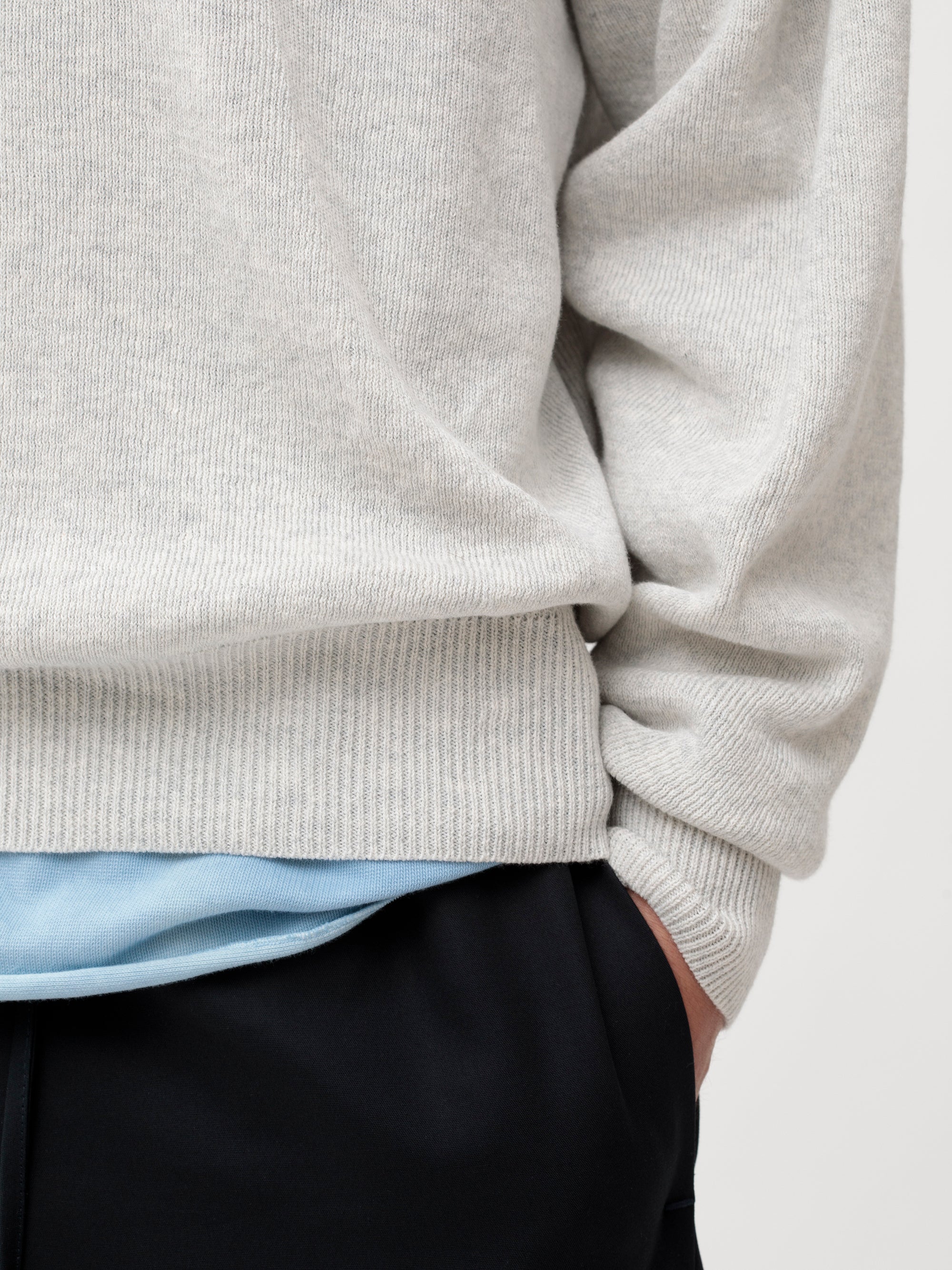 Interlock Jersey Mile - Pale Grey