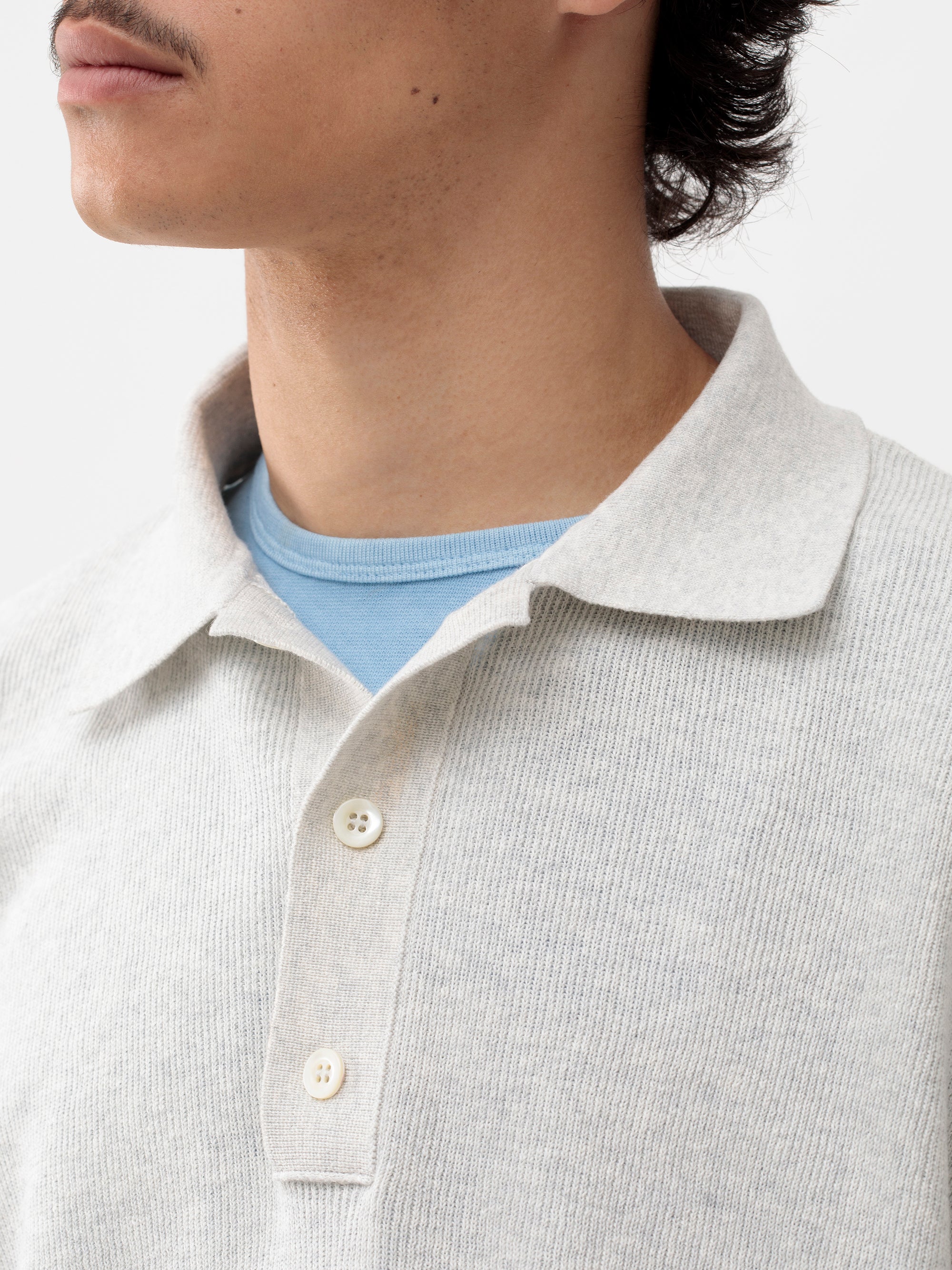 Interlock Jersey Mile - Pale Grey