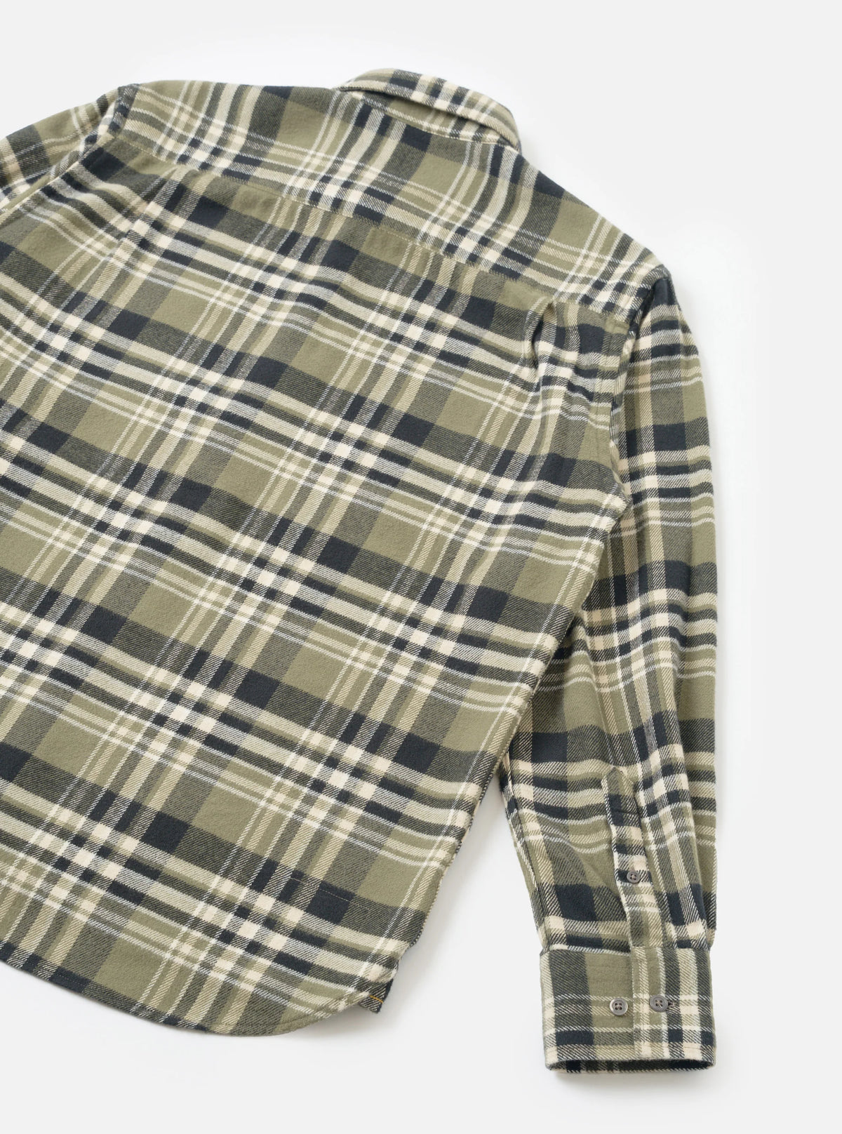 Jazz Check Standard Shirt  - Olive