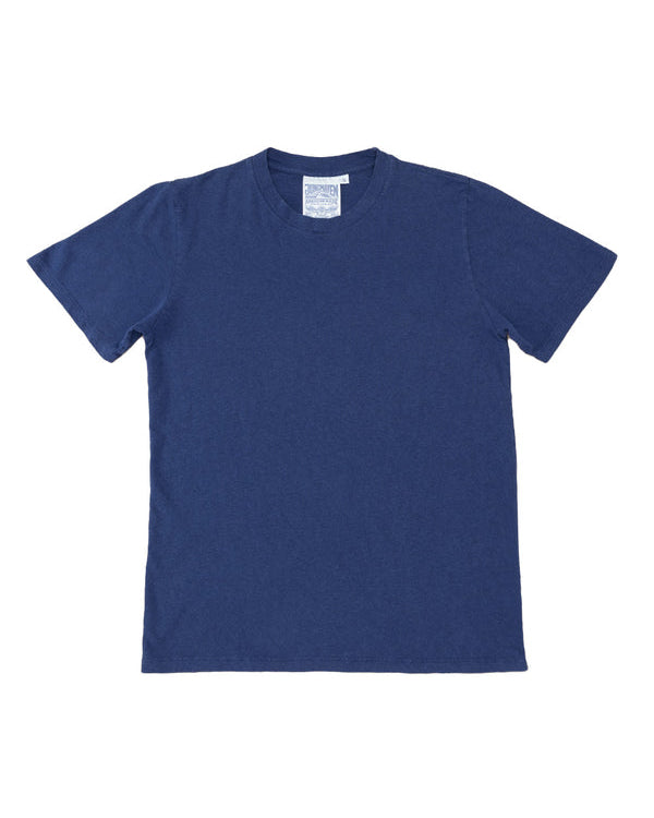 Heathered Jung Tee - Deep Indigo
