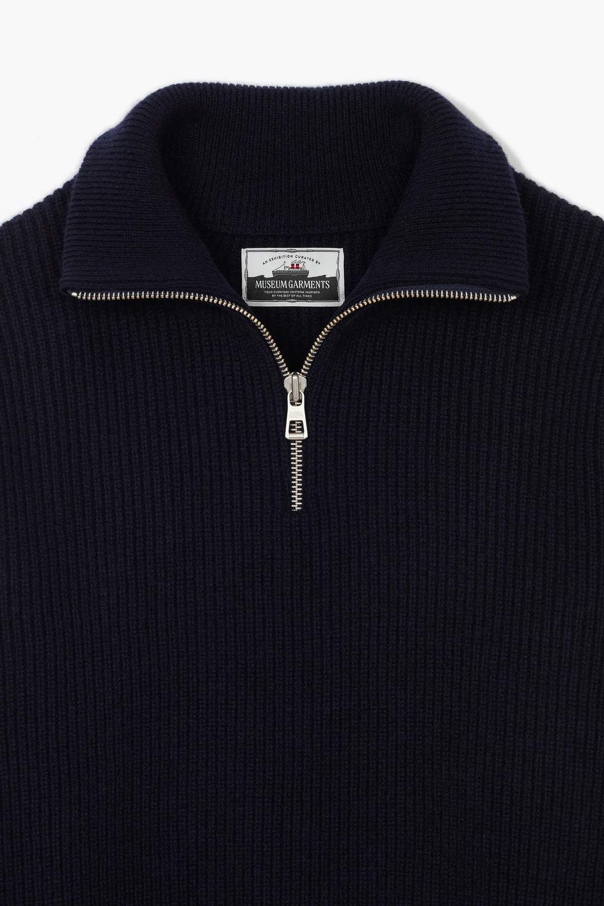 Sailor Sweator - Laine D'Agneau - Bleu Marine