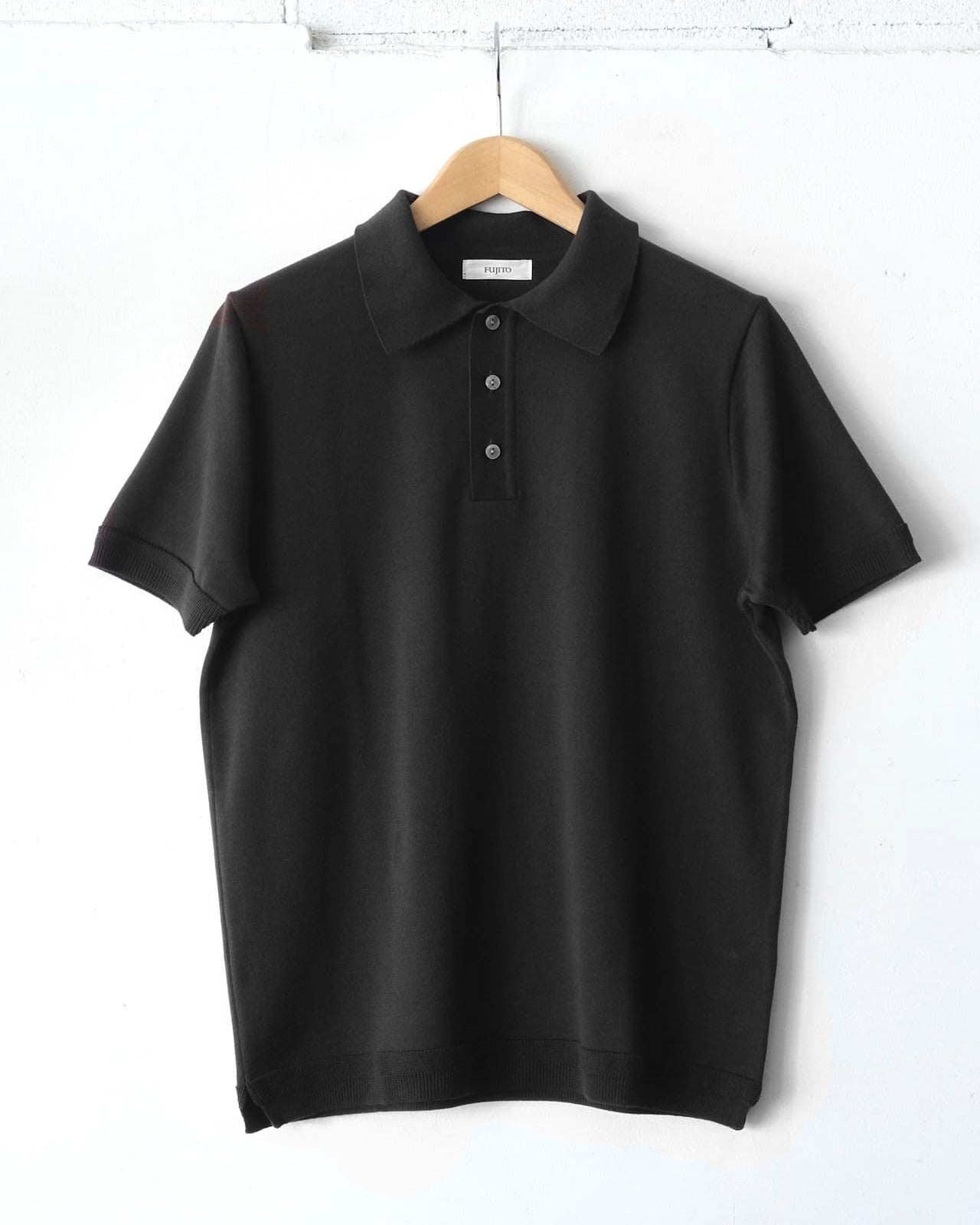 Knit Polo 'Easy' - Black