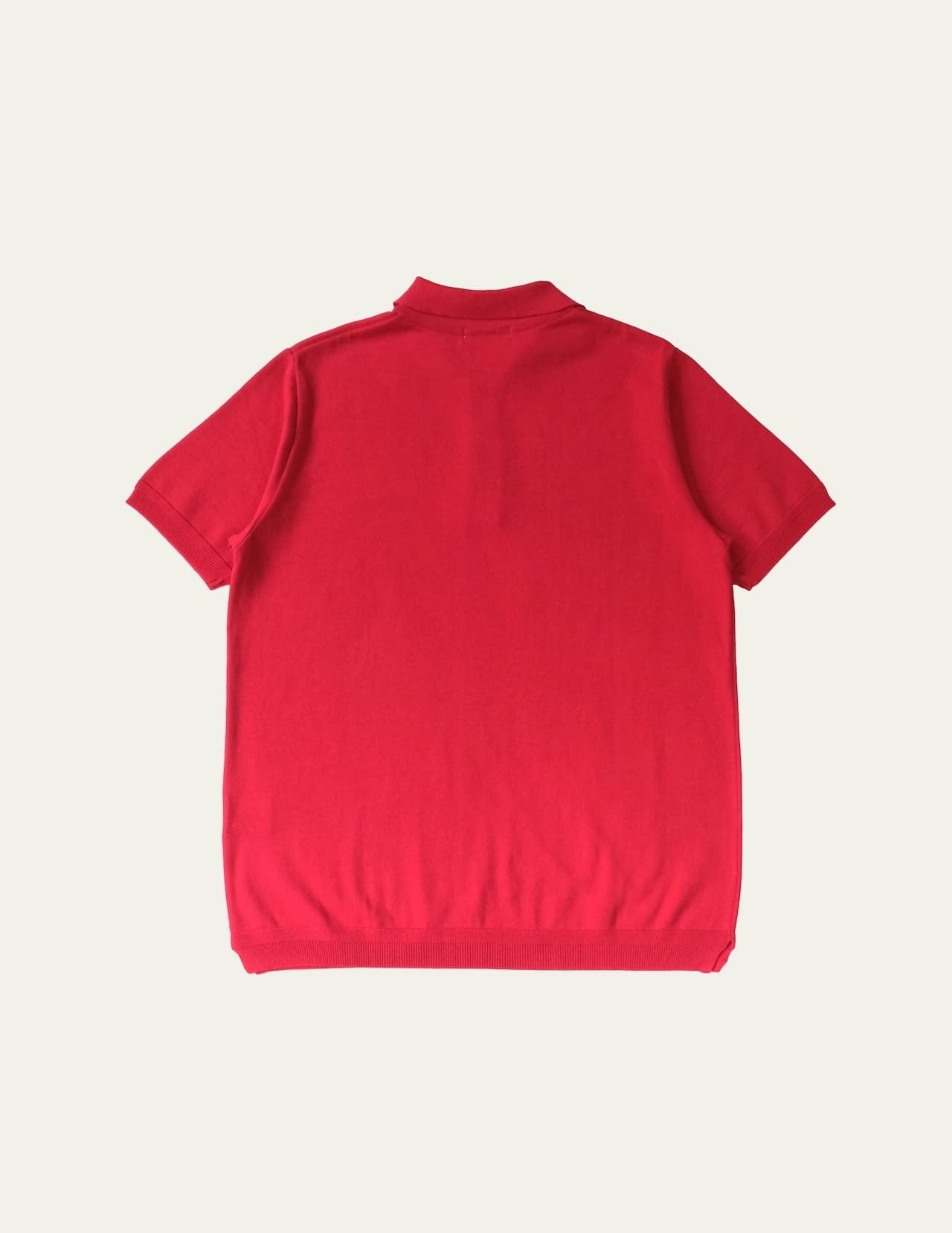 Knit Polo 'Easy' - Red
