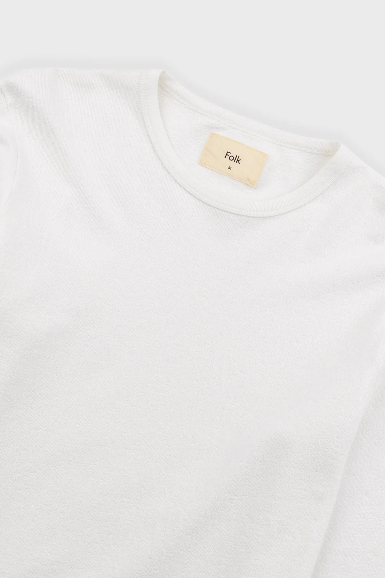 LS Textured T-Shirt - White