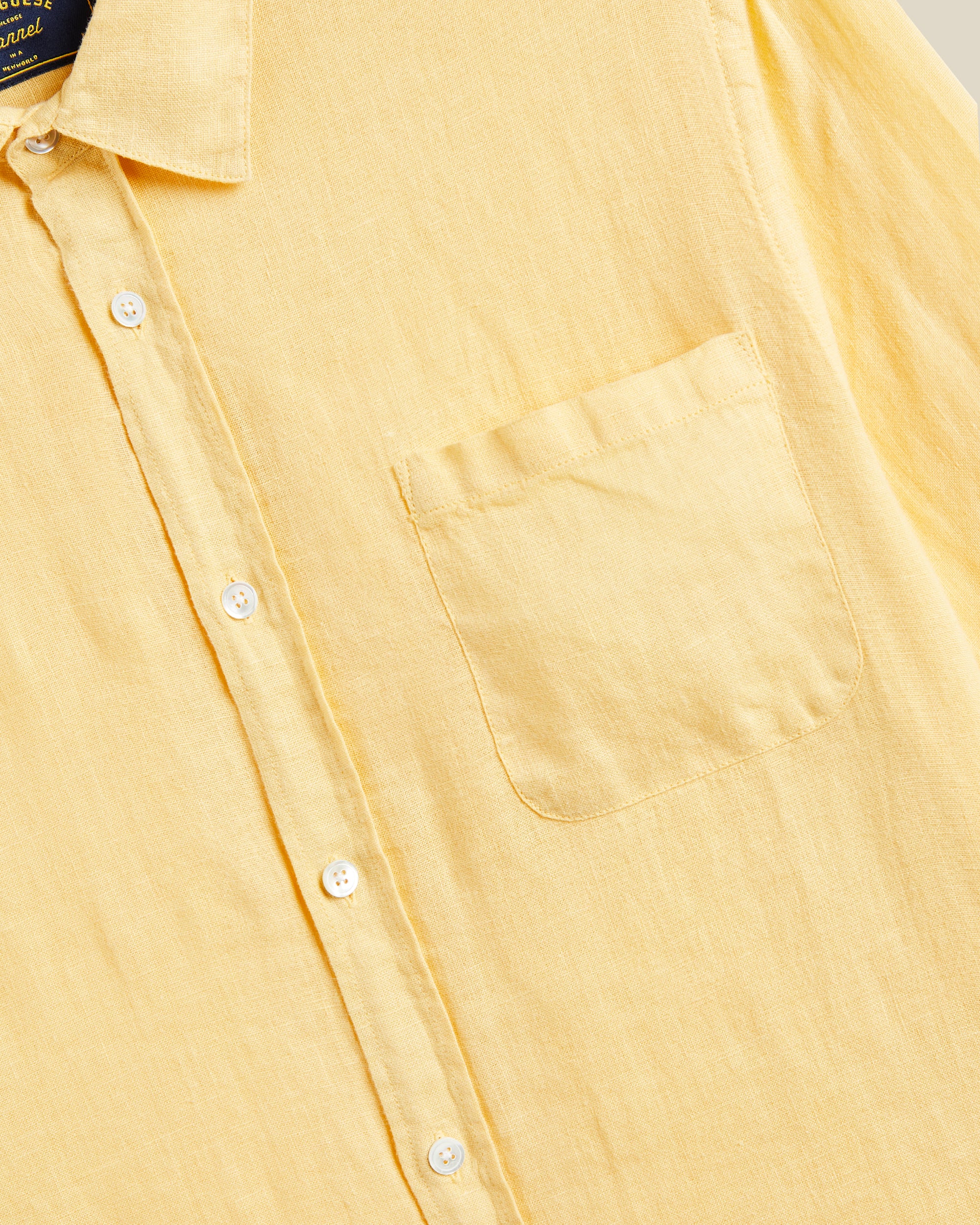 Linen Shirt - Yellow