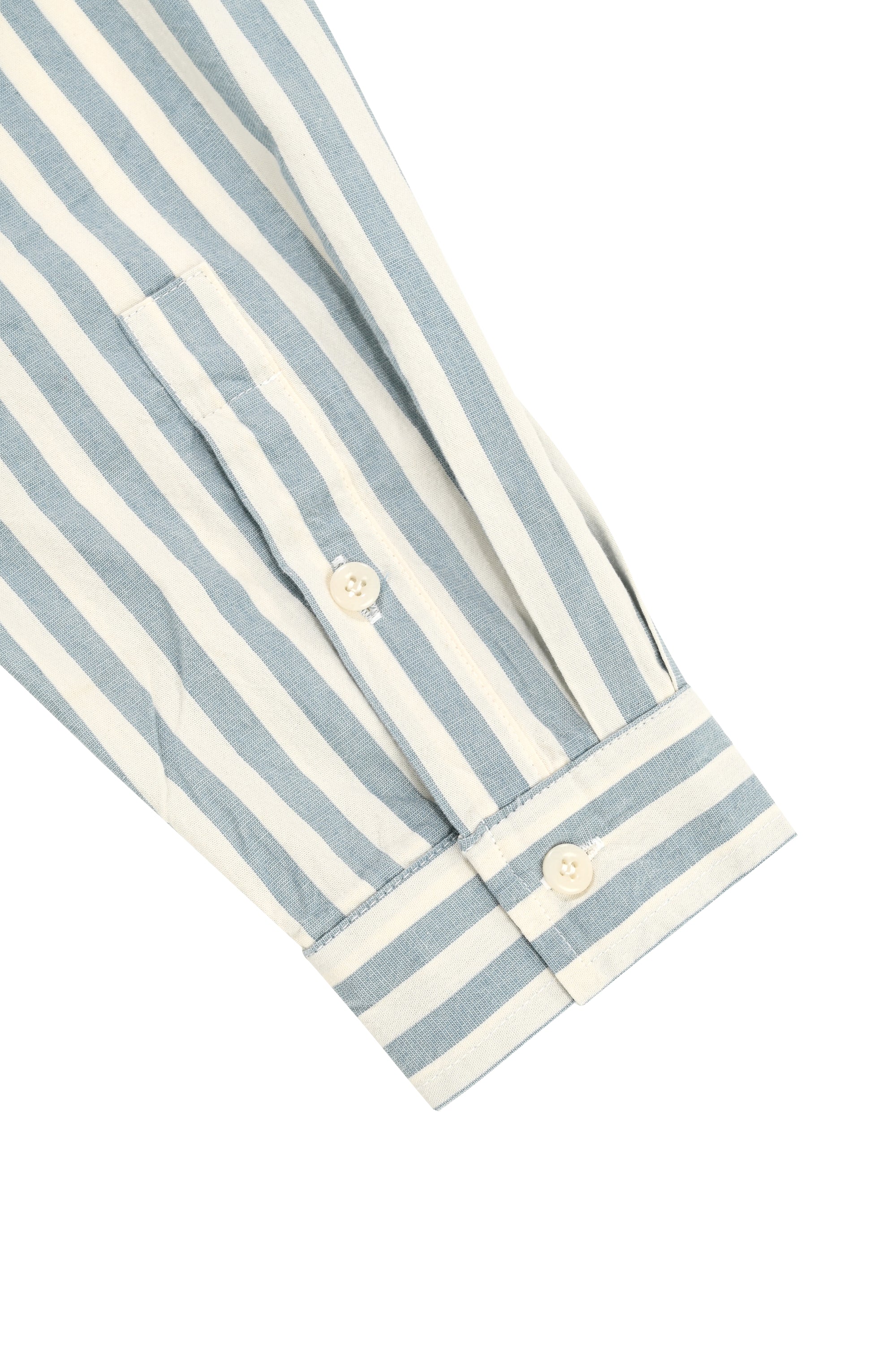 Melange Stripe Shirt - Sky Blue