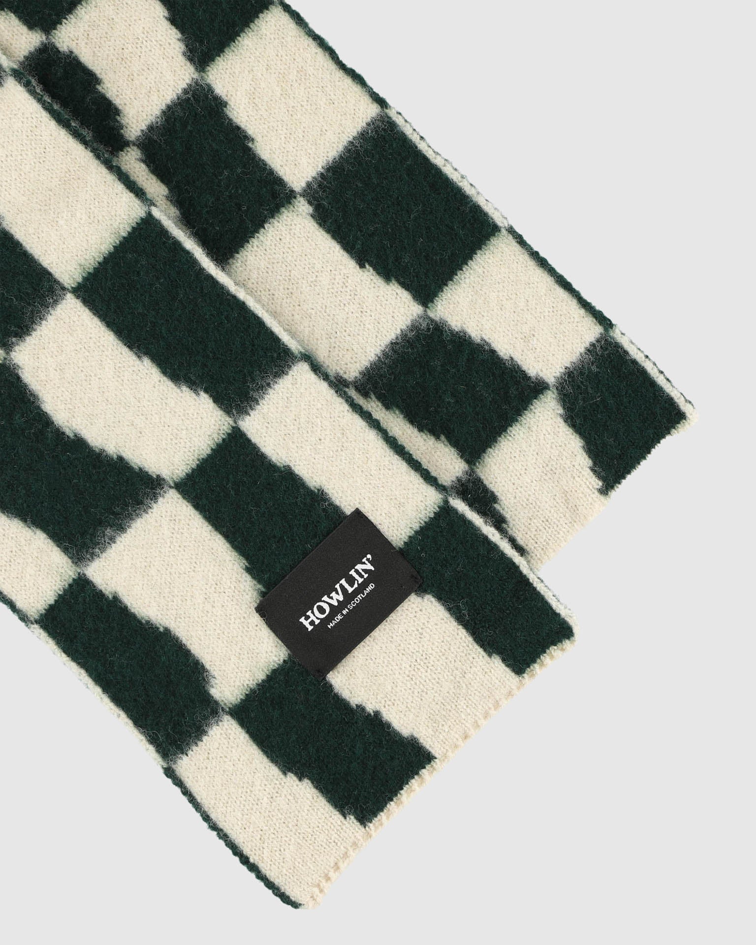 Mini Checkerboard Scarf - Forest