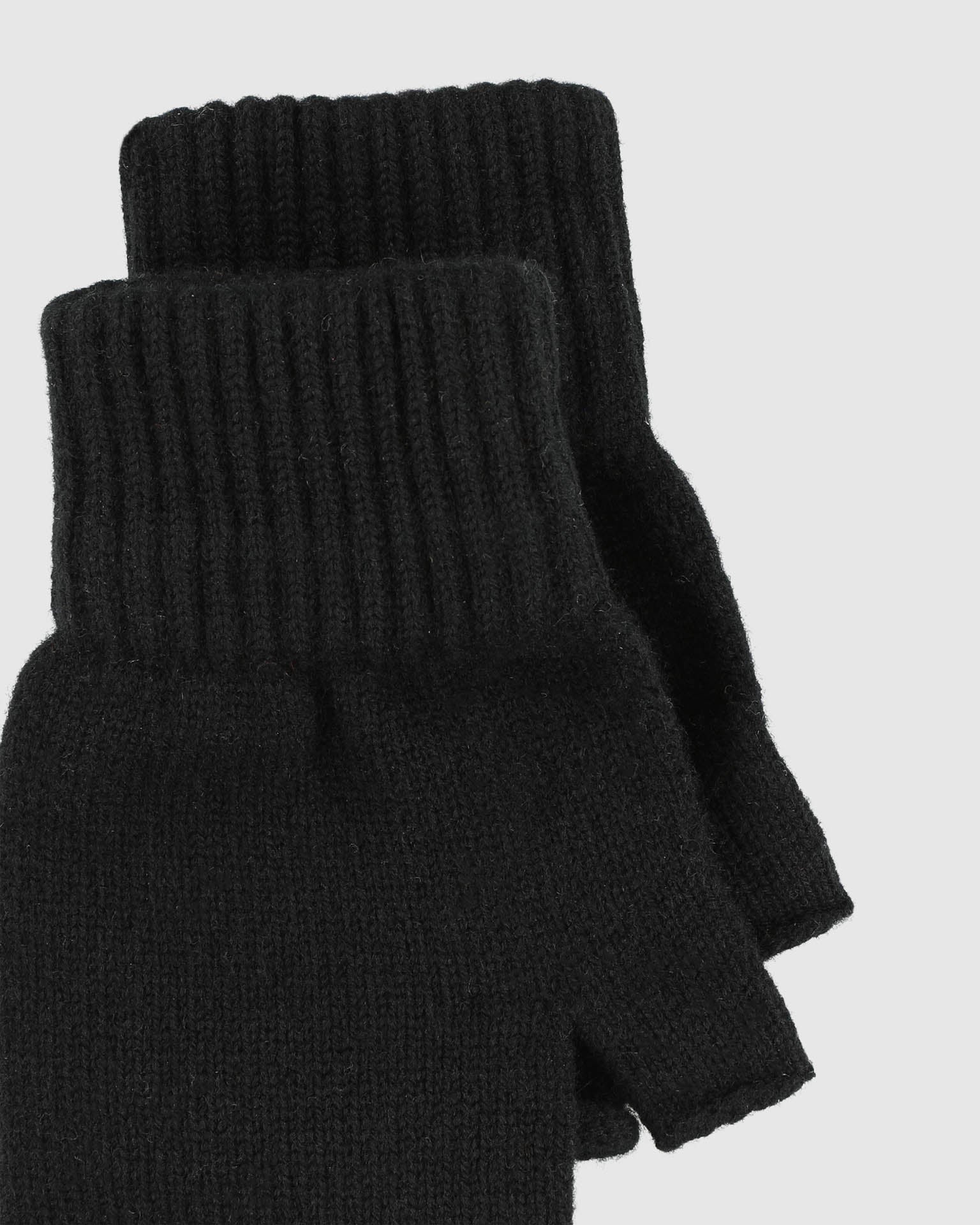 Mittens No Fingers - Black