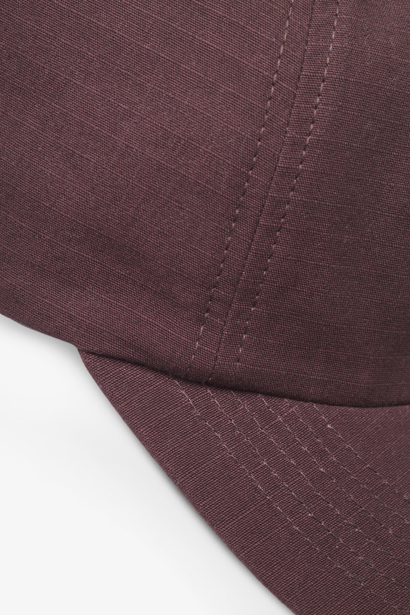 Cotton Ripstop 6-Panel Cap - Mahogany