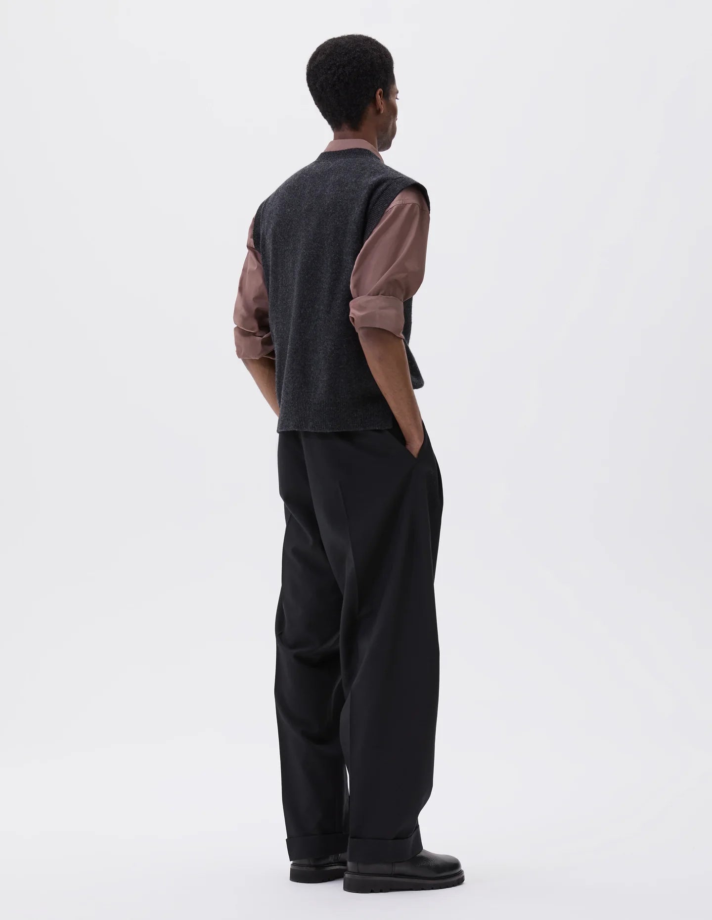 Single Pocket Slipover Geelong - Charcoal